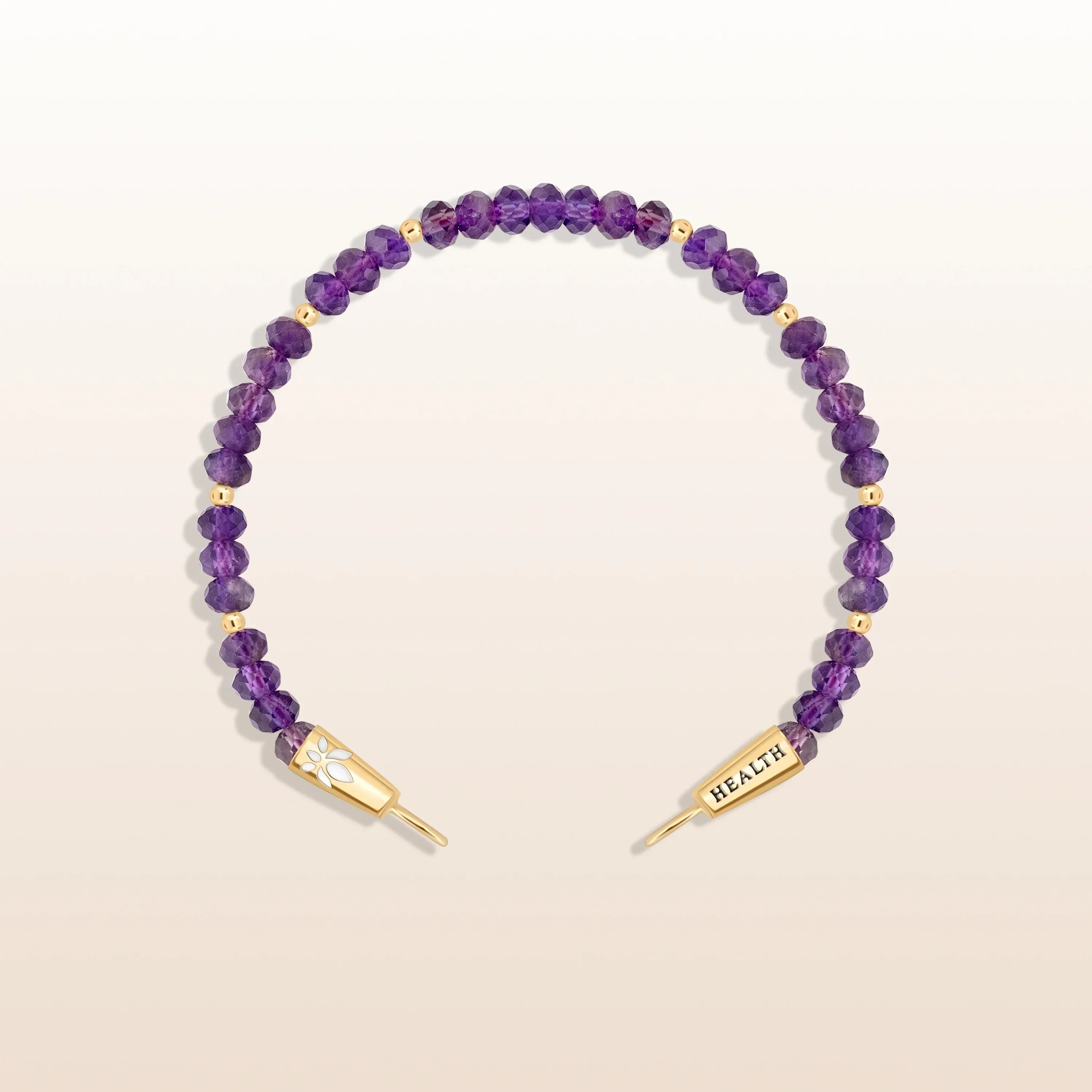 Serene Mind - Amethyst Lotus Bracelet - Image 3