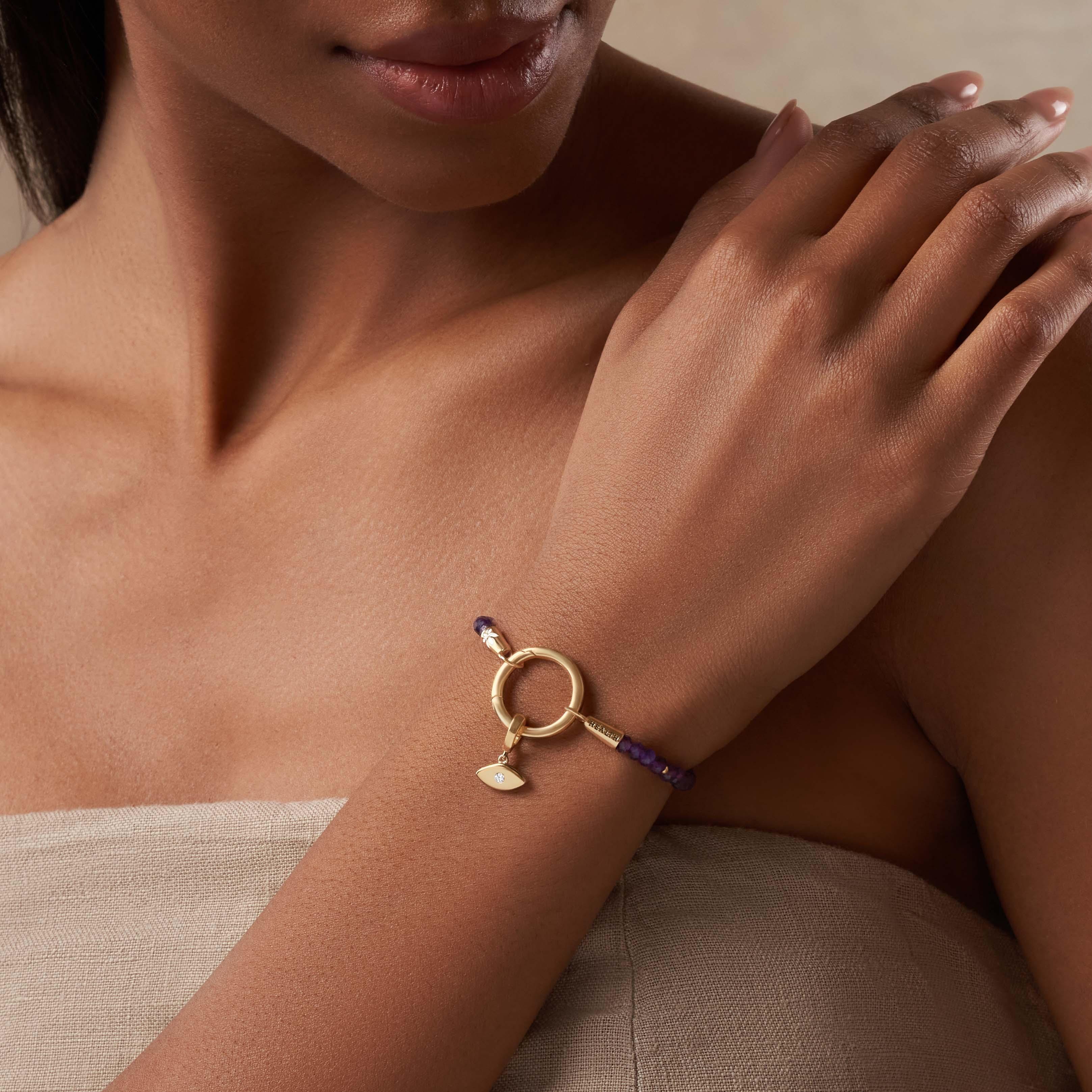 Serene Mind - Amethyst Lotus Bracelet - Image 4