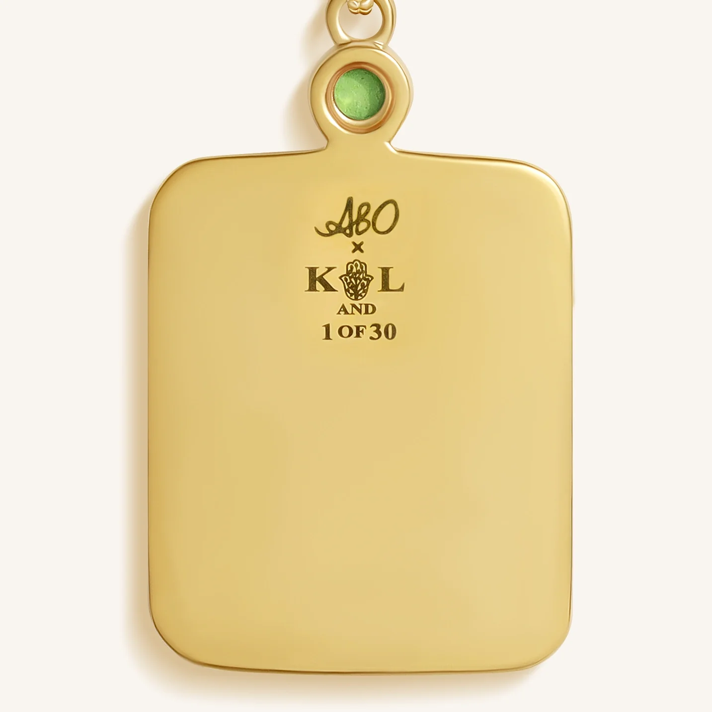 Serene Path Buddha Jade Gold Necklace - Image 3