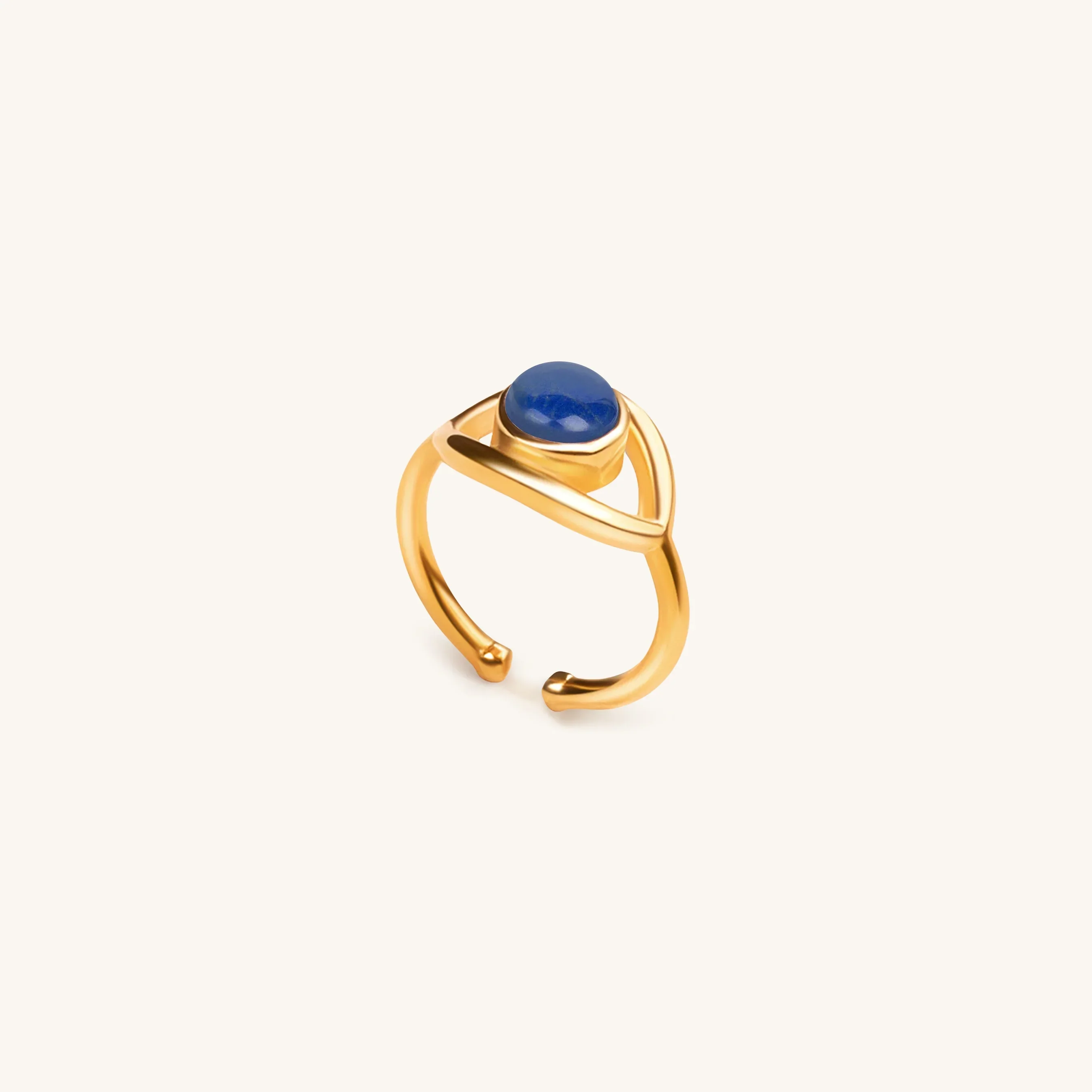 Serene Vision - Lapis Evil Eye Ring