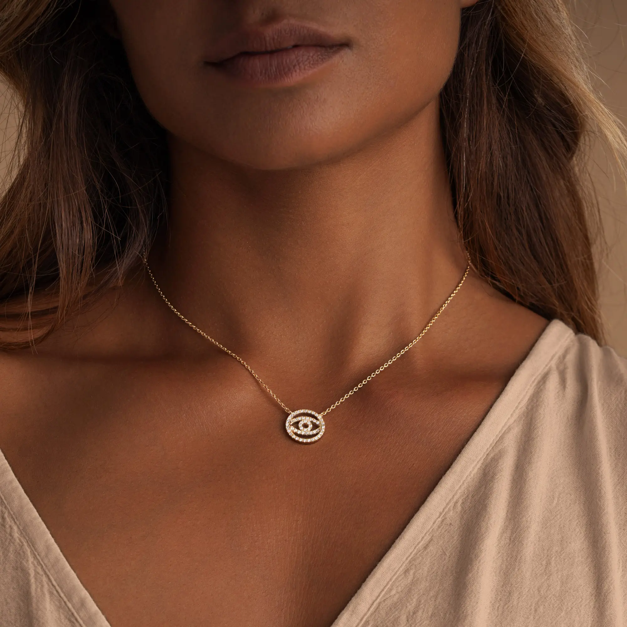 Silent Glow Evil Eye Protection Necklace - Image 2