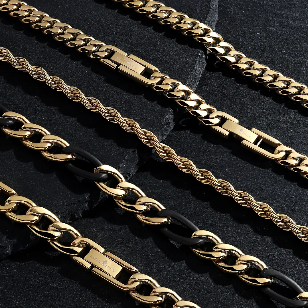 Commanding Balance Stainless Steel Chain Necklace - Image 5