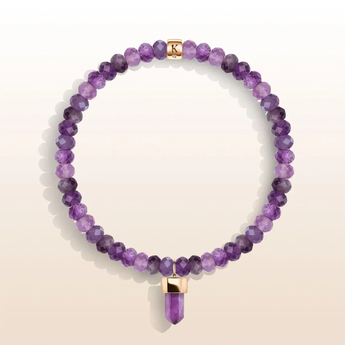 Soothing Power - Amethyst Evil Eye Pointer Bracelet - Image 4