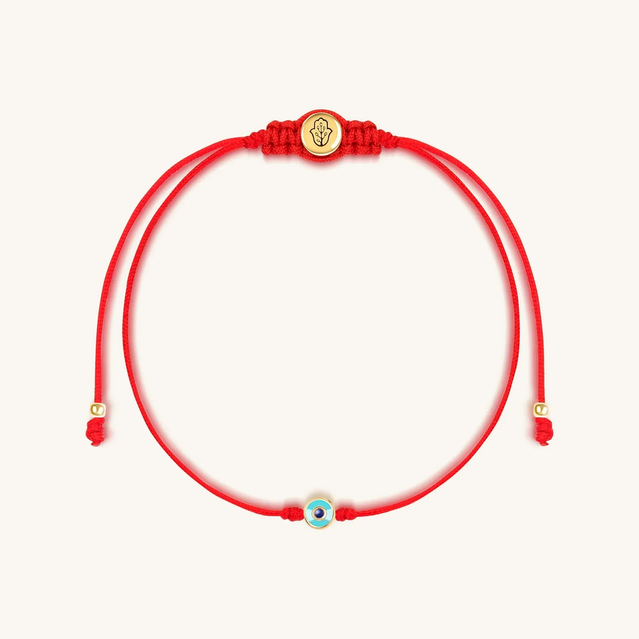 Soothing Shield - Evil Eye Red String Bracelet