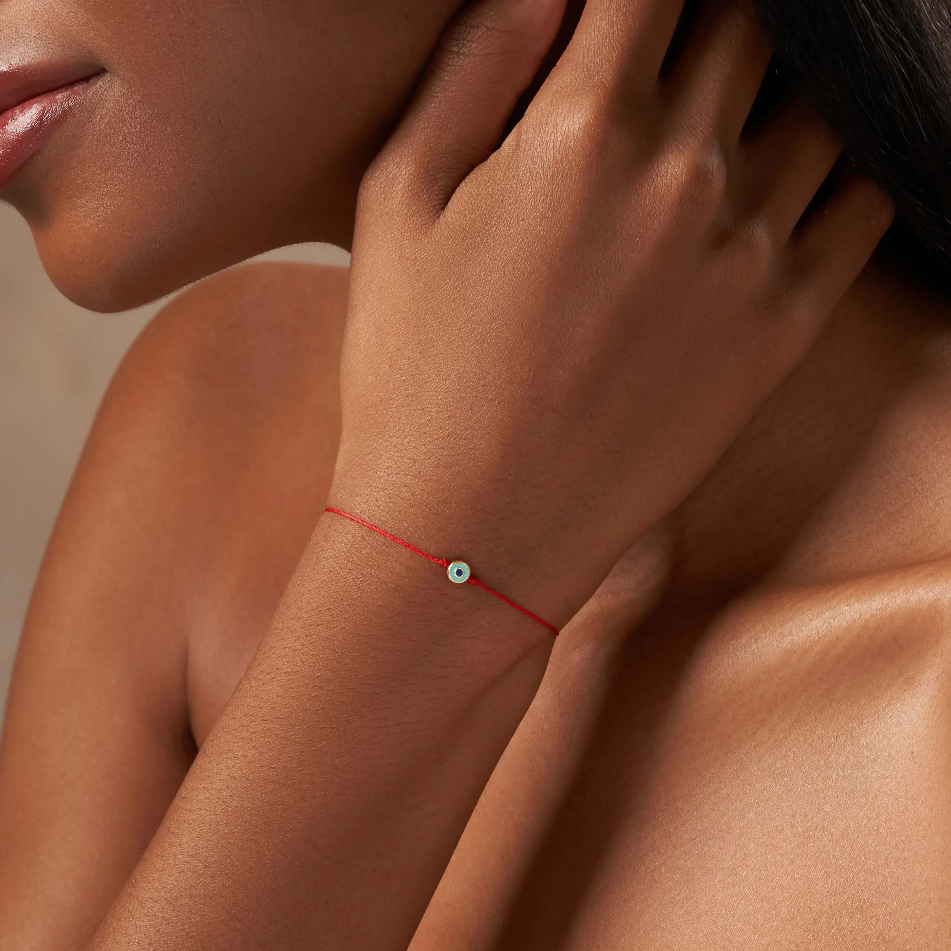 Soothing Shield - Evil Eye Red String Bracelet - Image 2