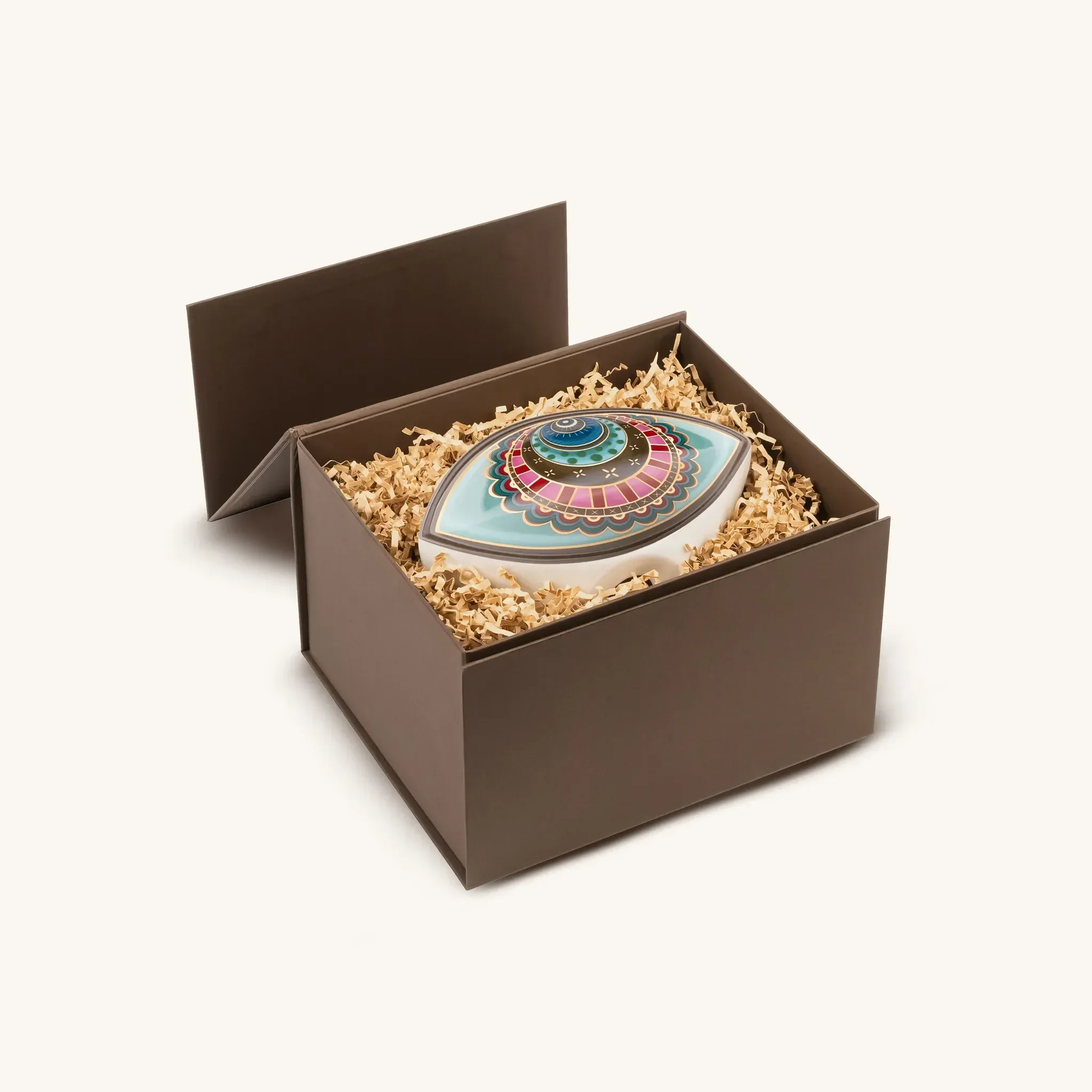 Soulful Mirror - Evil Eye Ceramic Statue - Image 3