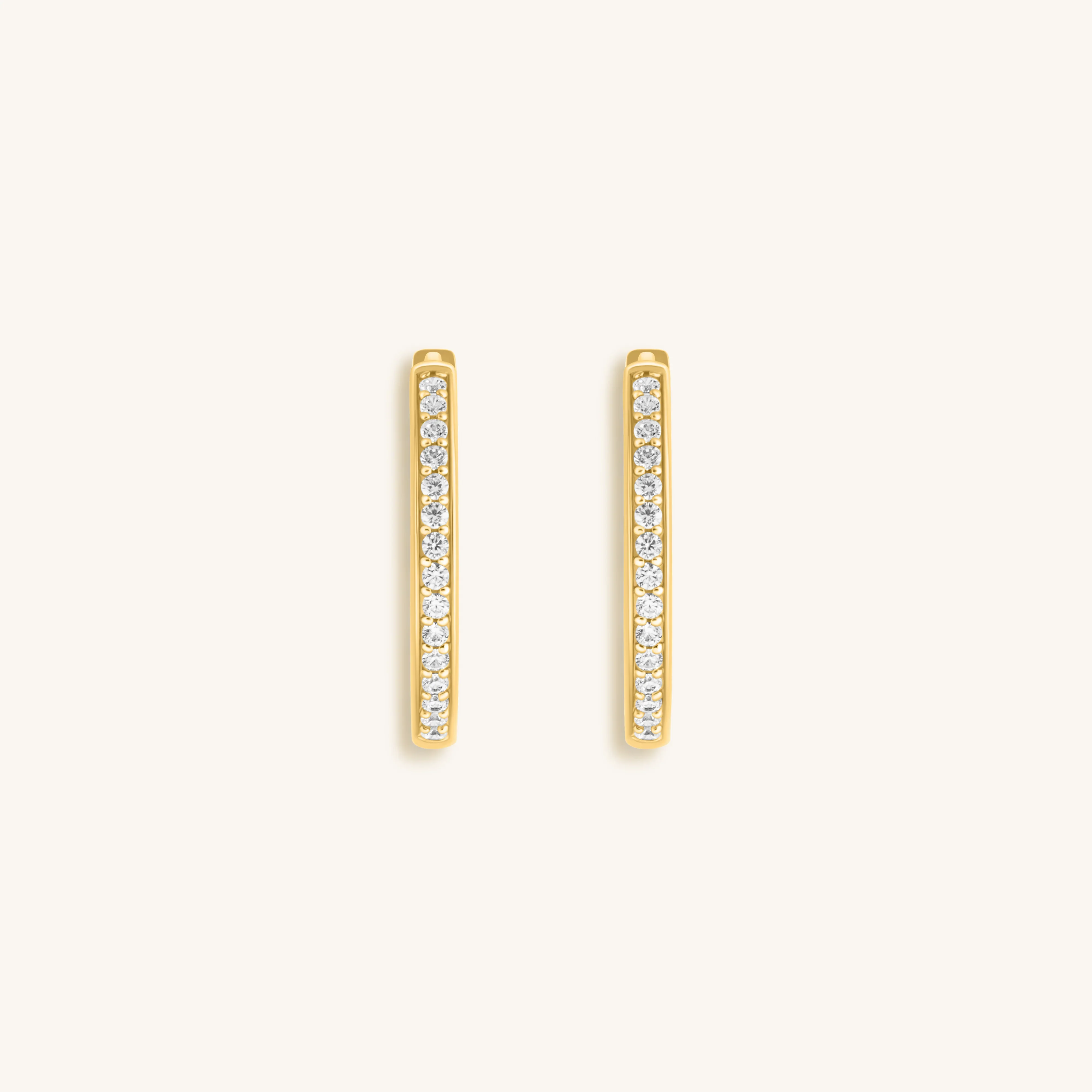 Sparkling Soul - Gold Hoop Earrings