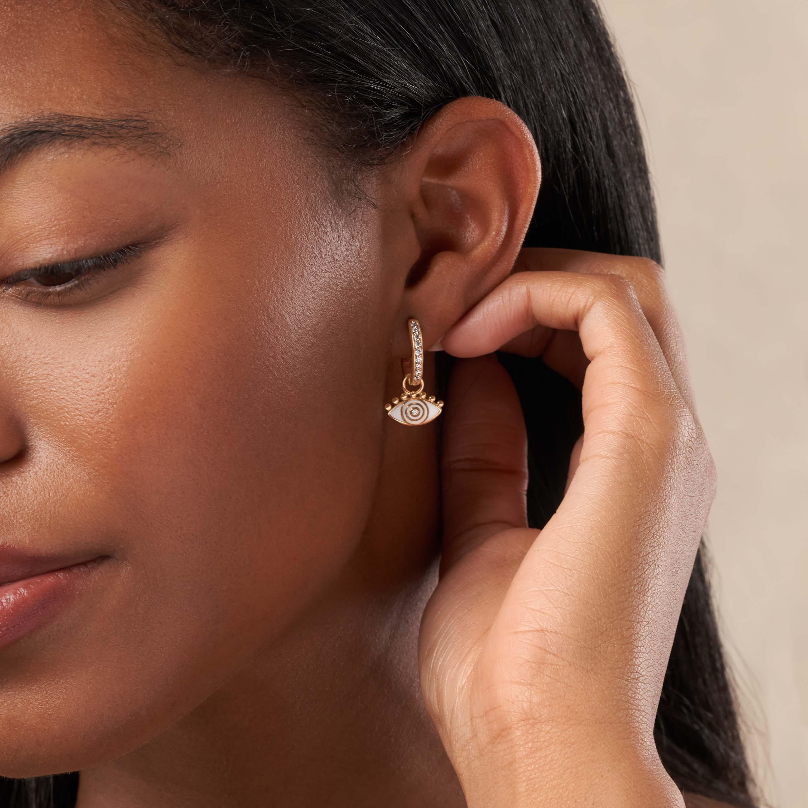 Sparkling Soul - Gold Hoop Earrings - Image 5