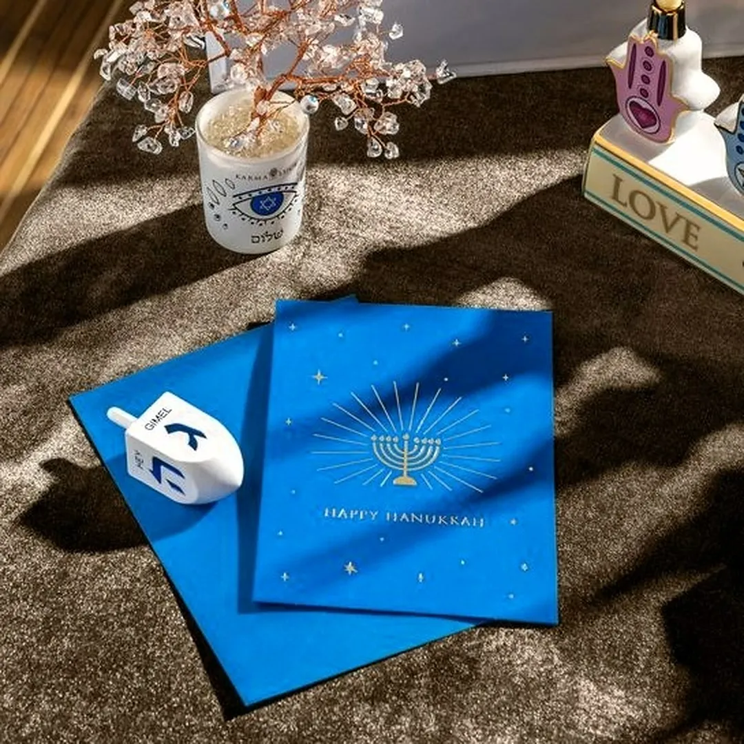 Sparks of Love Hanukkah Greeting Card - Image 2