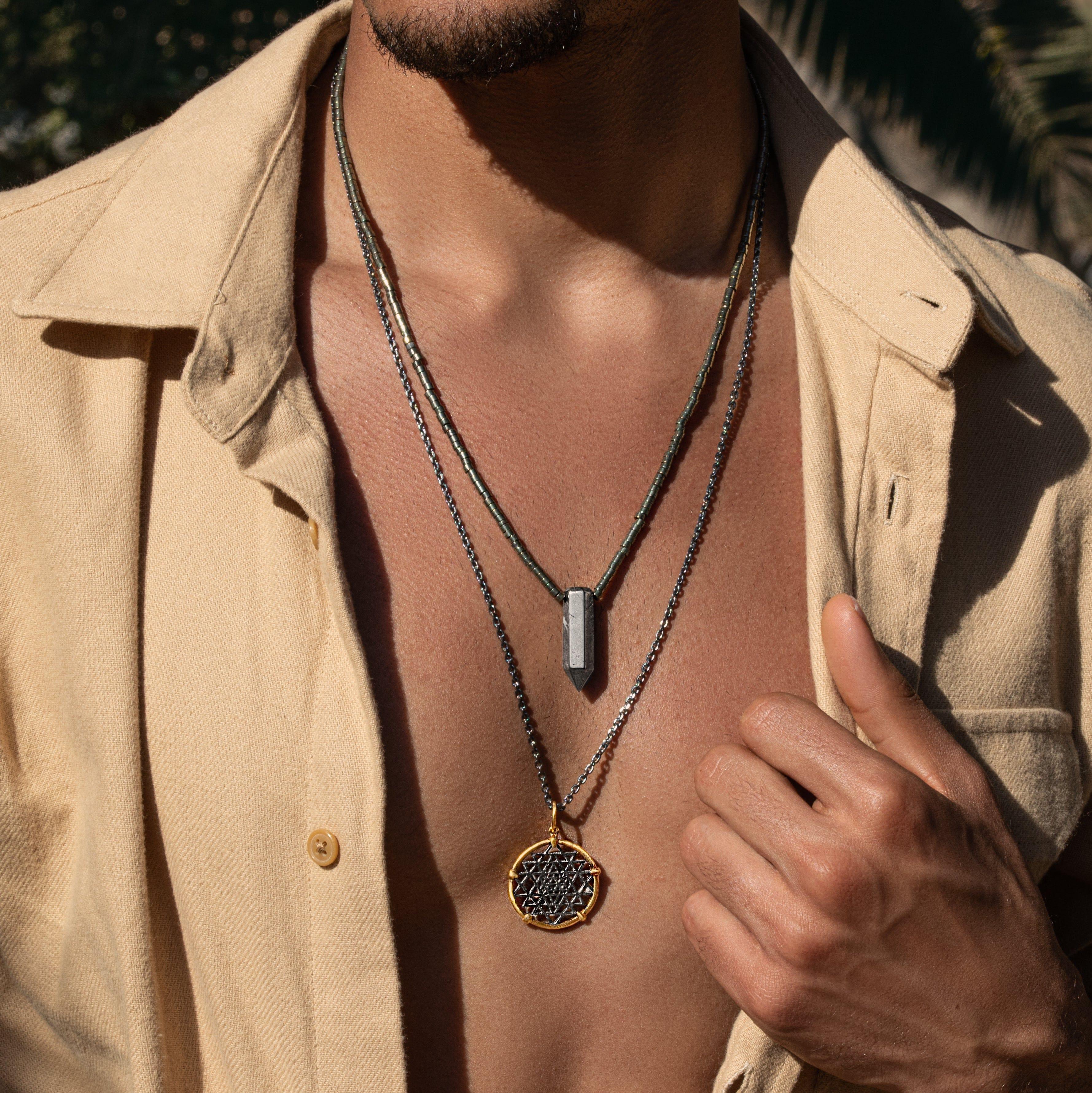 Spiritual Abundance - Sri Yantra Pendant Necklace - Image 4