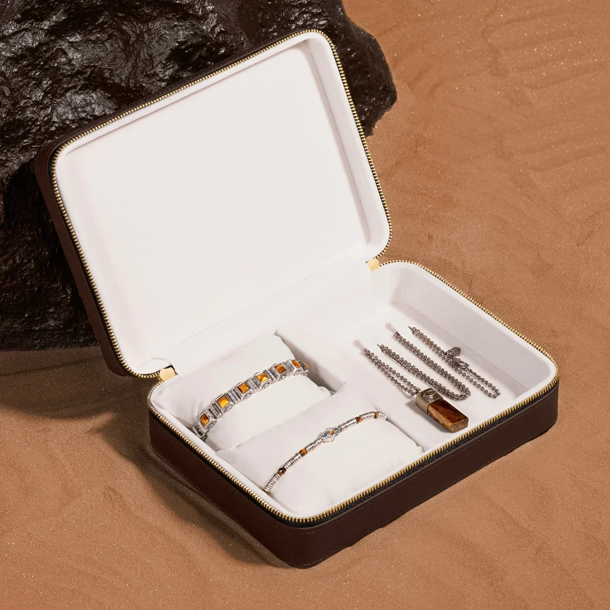 Spiritual Existence - Leather Travel Case - Image 2