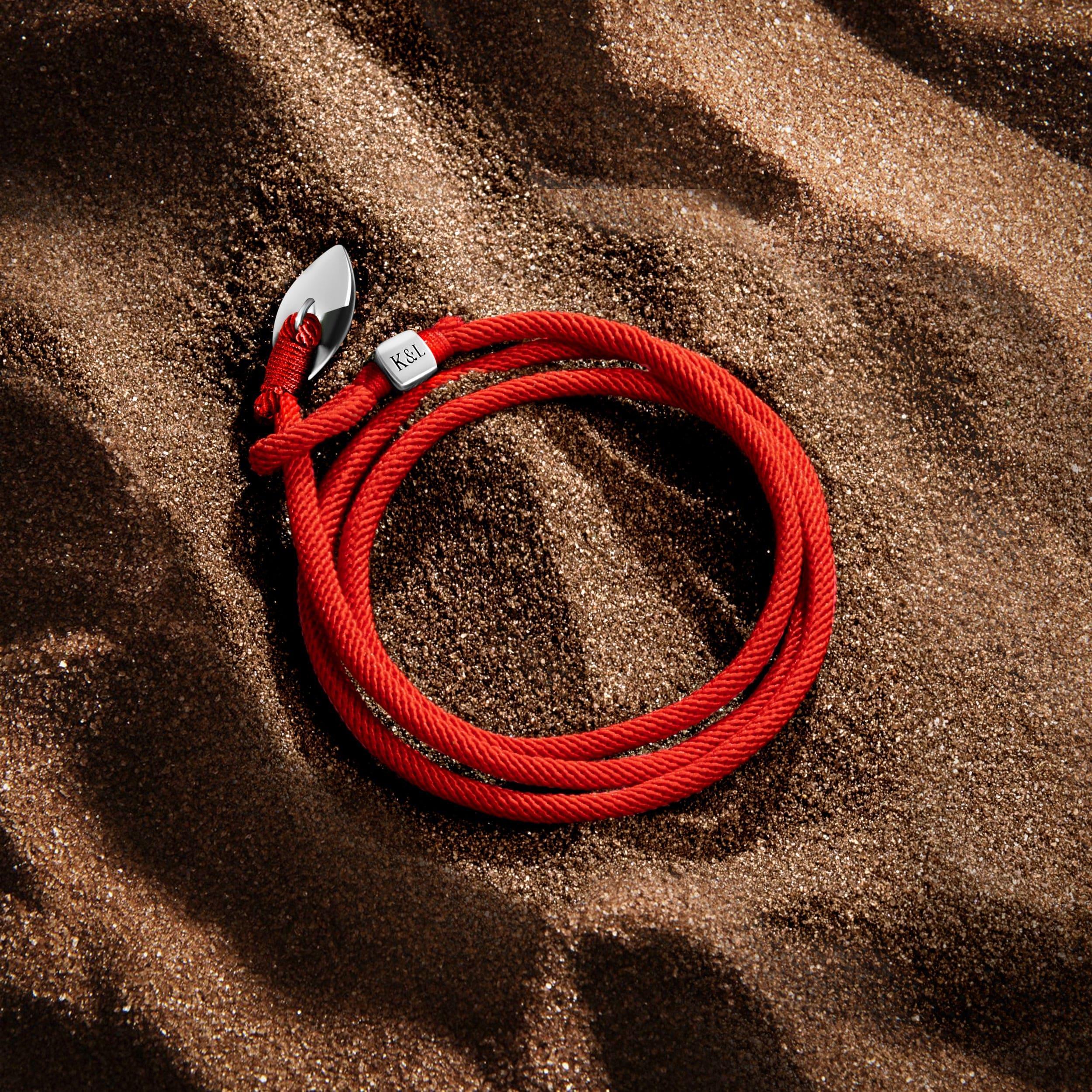 Spiritual Manifestation - Red String Wrap Bracelet Large - Image 6