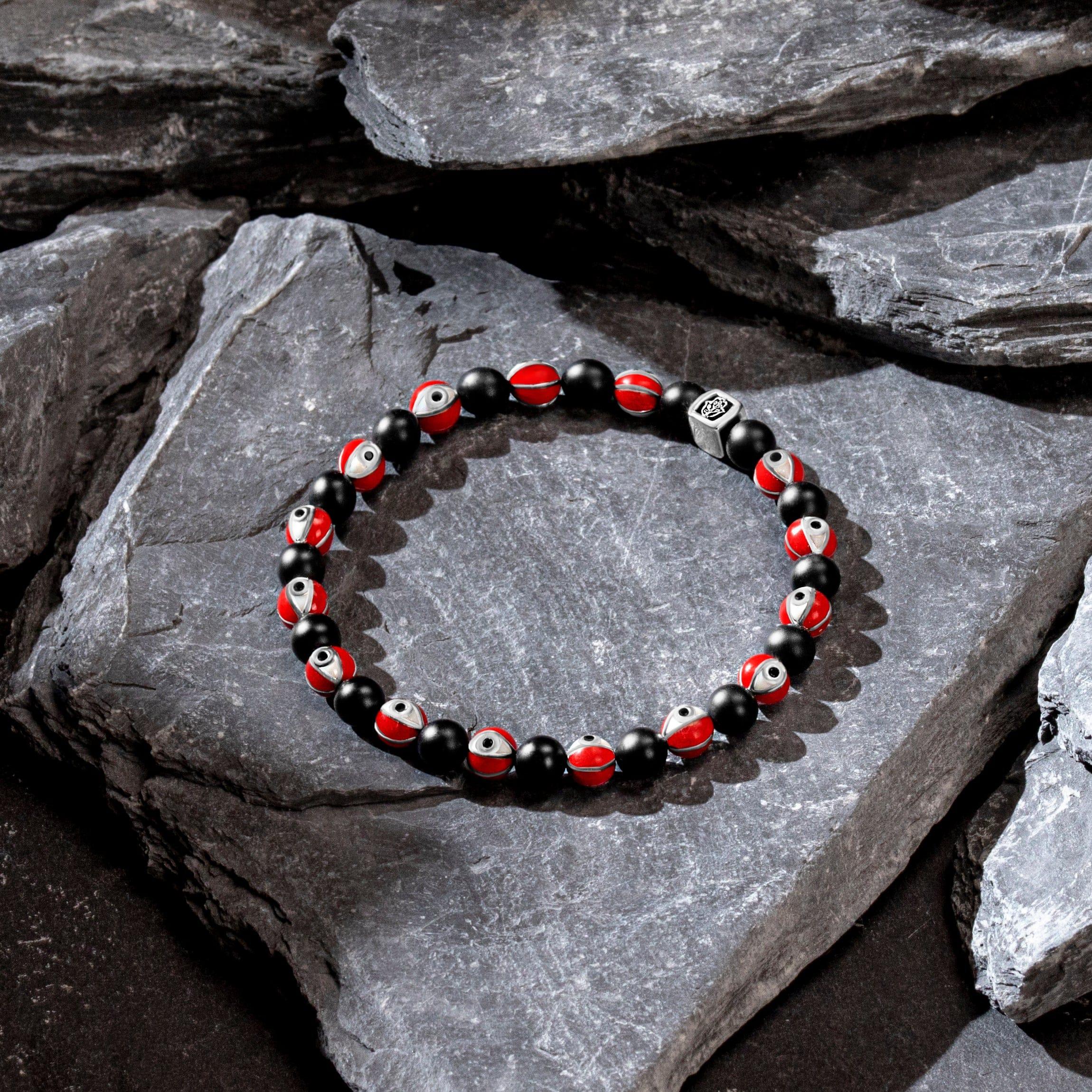 Spiritual Vigor - Enamel Matte Onyx Bracelet - Image 3