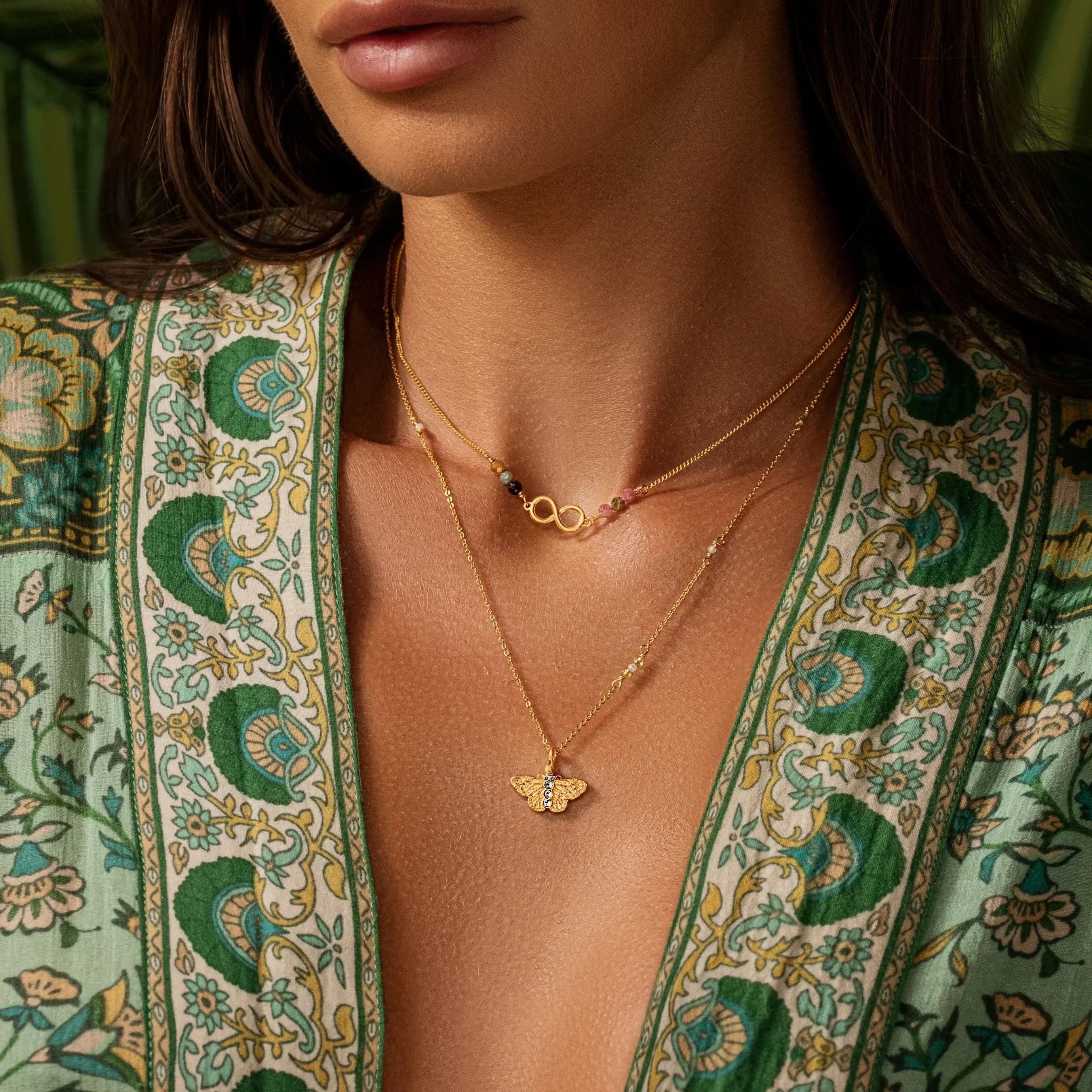 Spontaneous Joy - Butterfly Pendant Necklace - Image 2