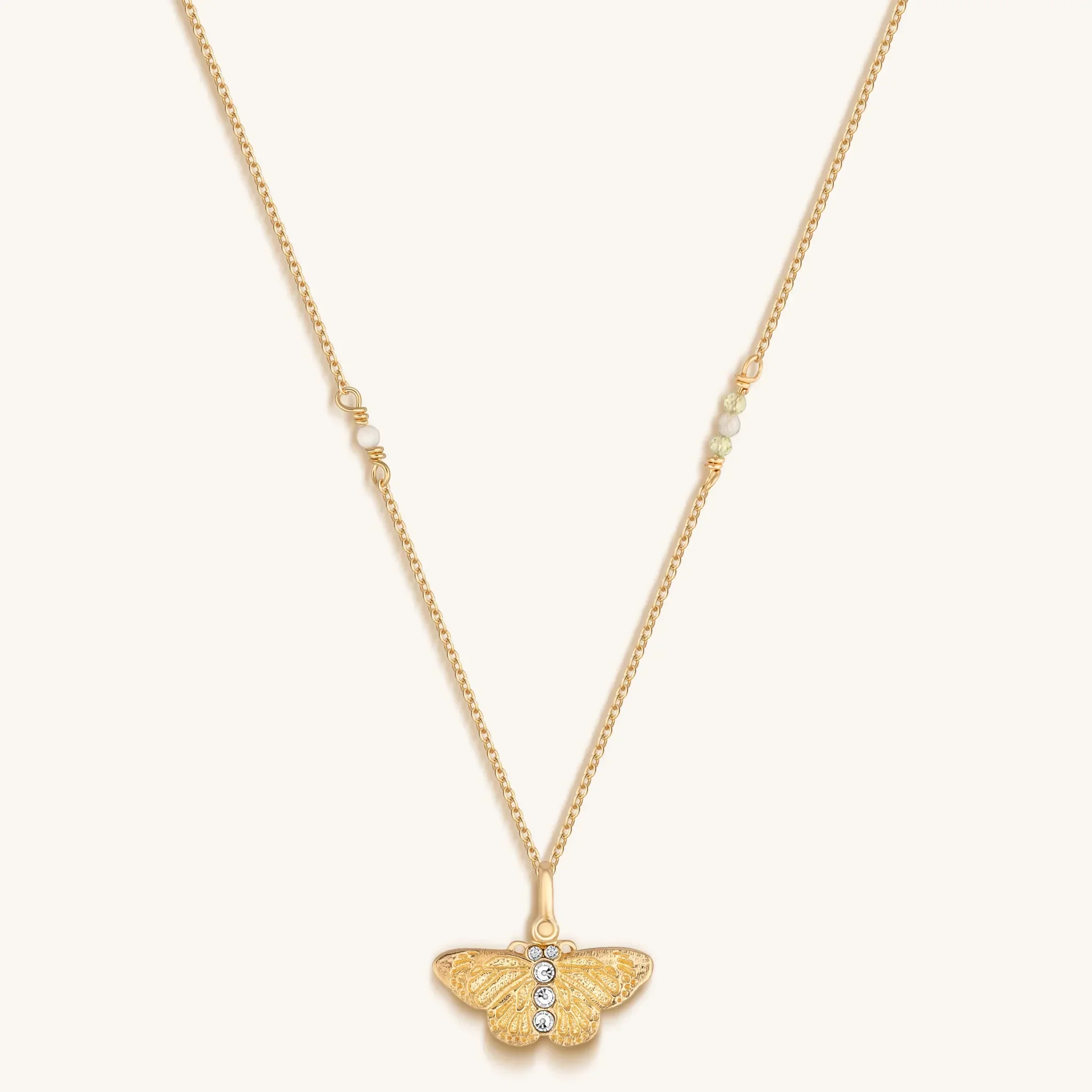 Spontaneous Joy - Butterfly Pendant Necklace - Image 3
