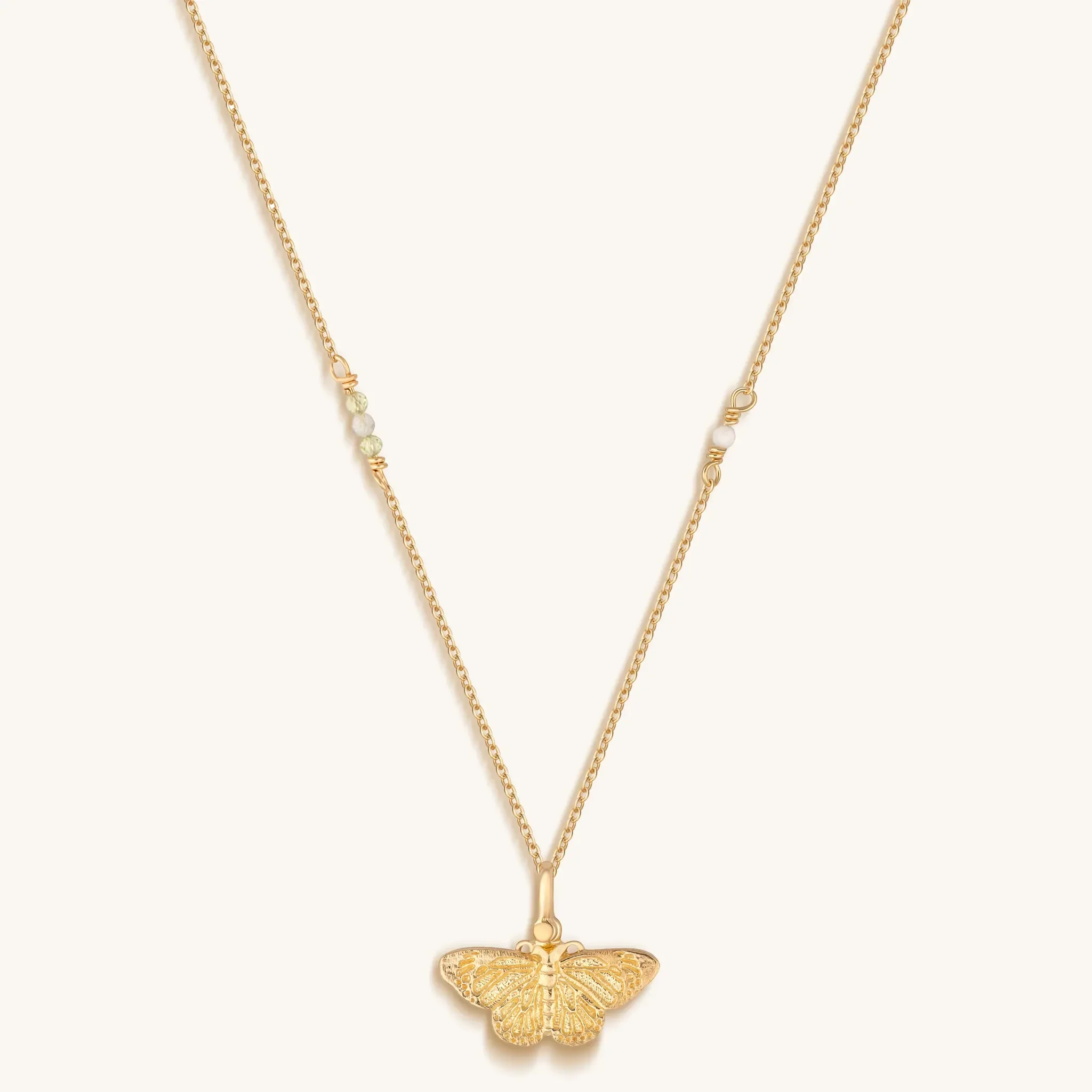 Spontaneous Joy - Butterfly Pendant Necklace - Image 4
