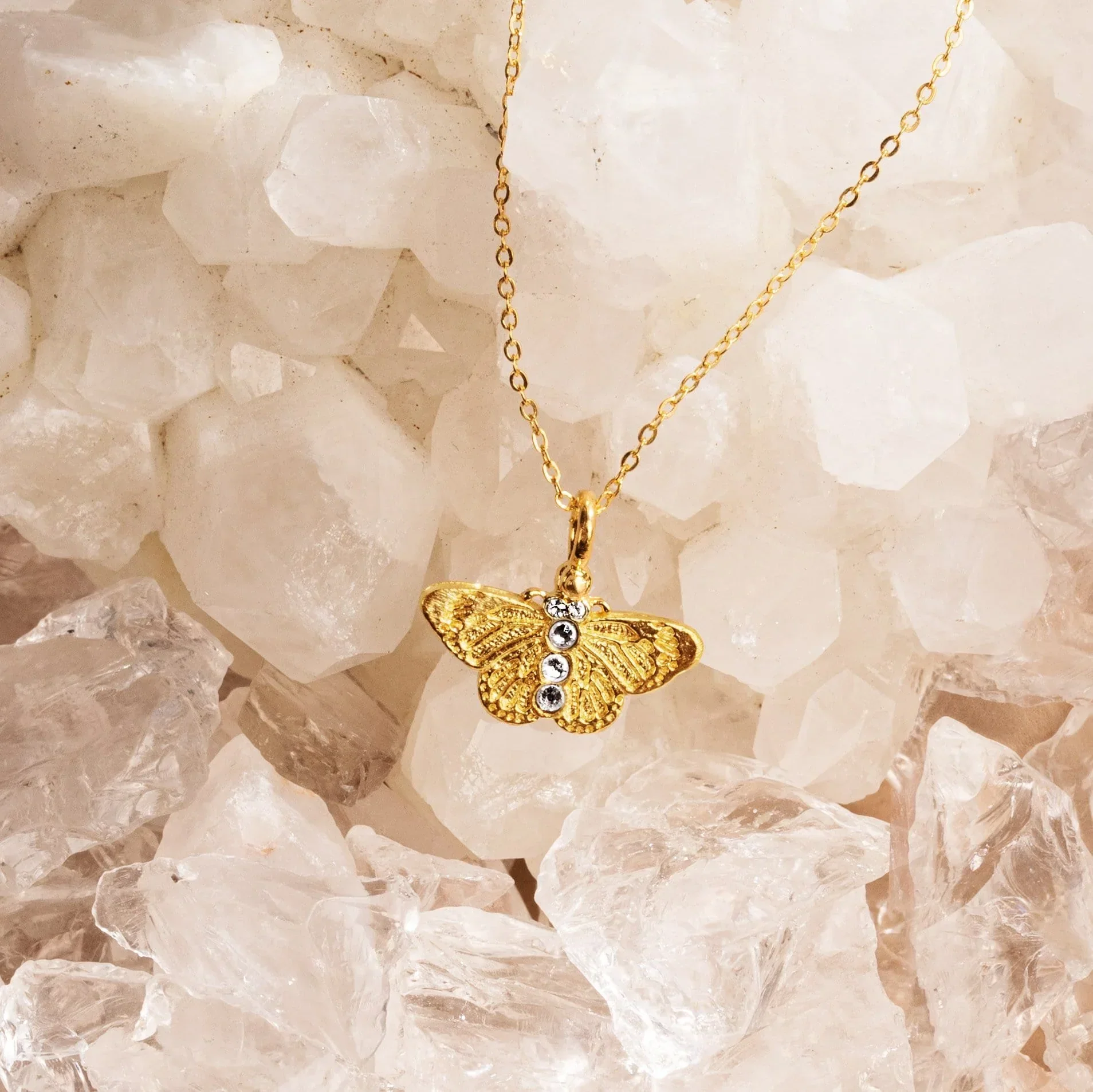 Spontaneous Joy - Butterfly Pendant Necklace - Image 6