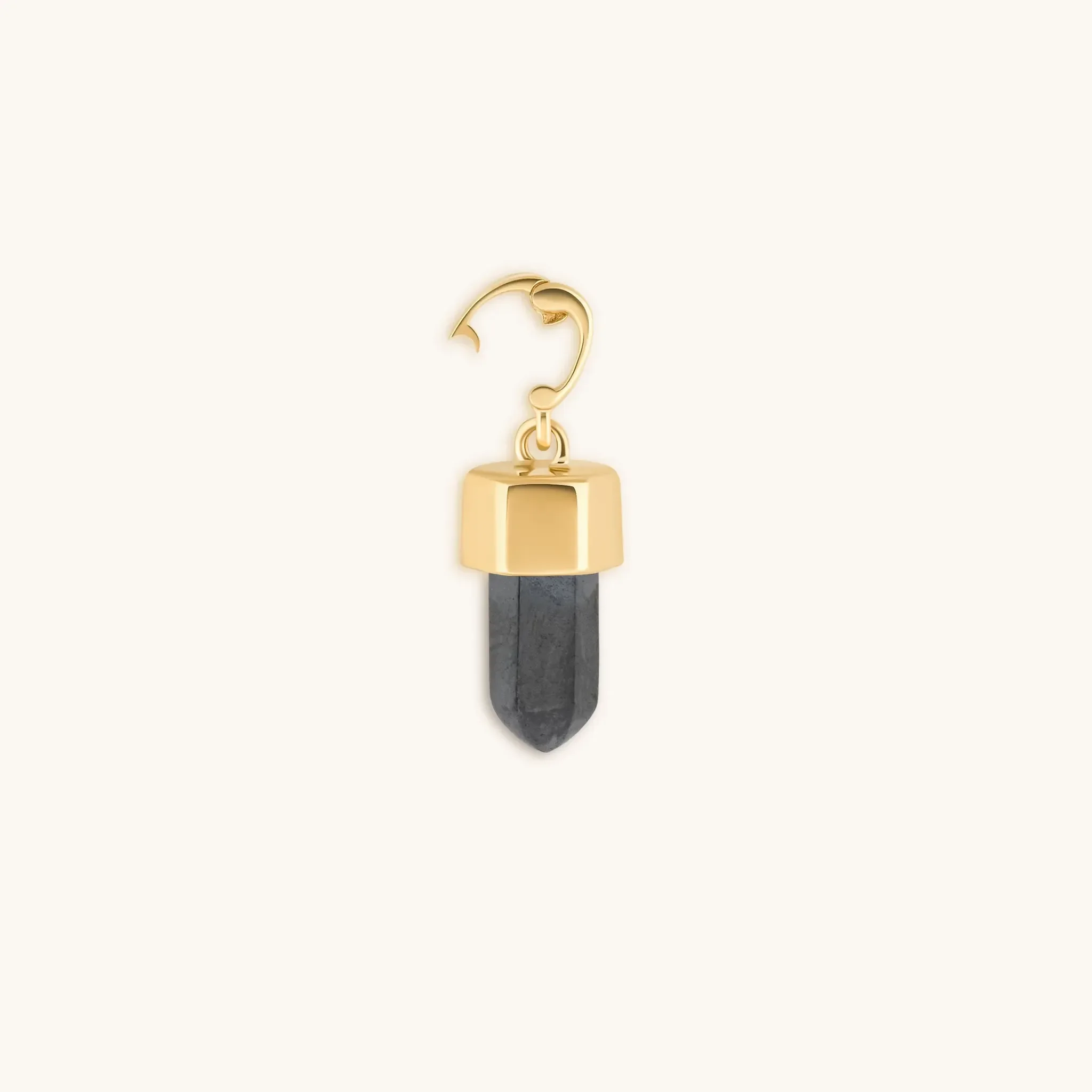 Steady and Serene - Hematite Pointer Charm - Image 2