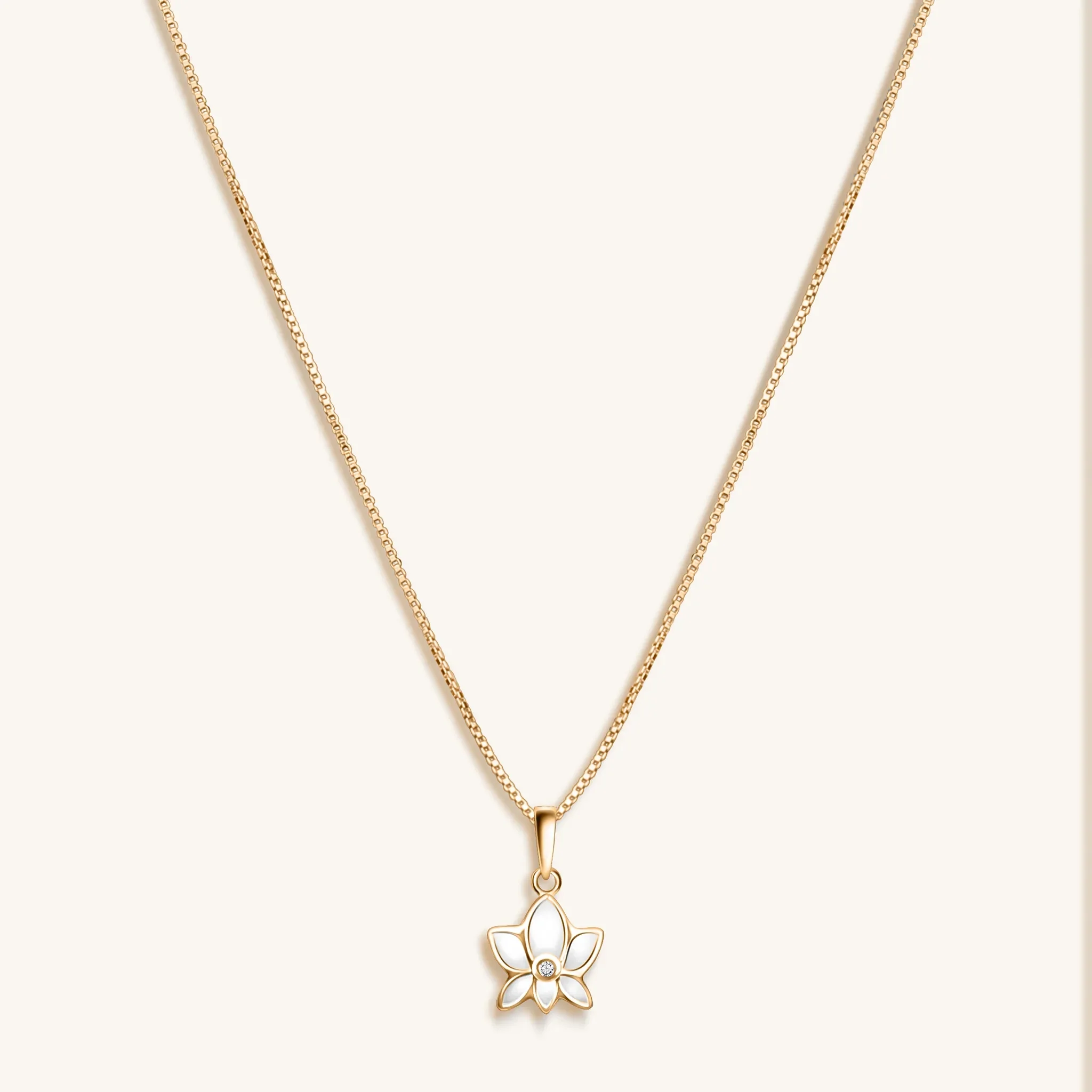 Emerging Beauty Lotus Pendant Necklace - Image 3