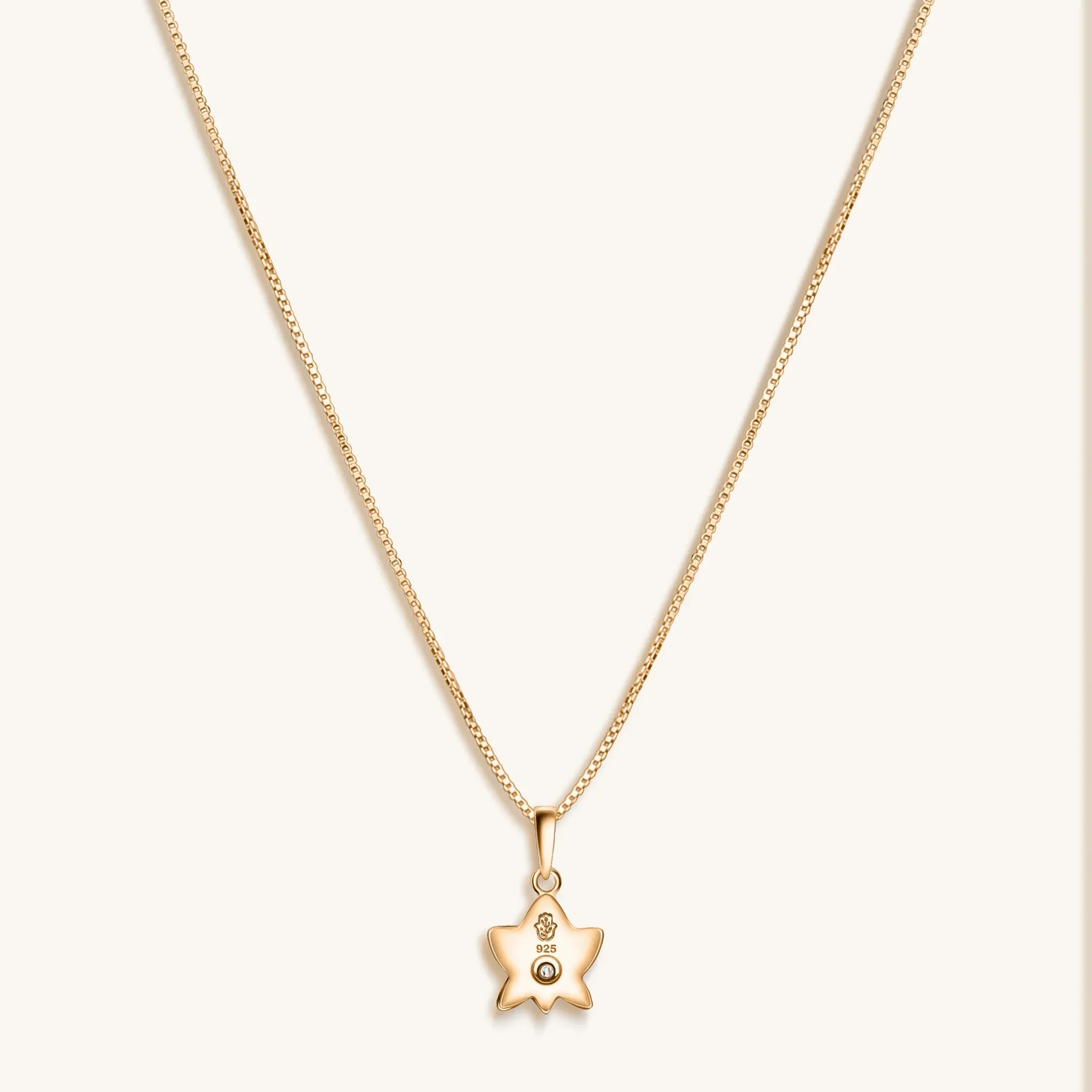 Emerging Beauty Lotus Pendant Necklace - Image 4