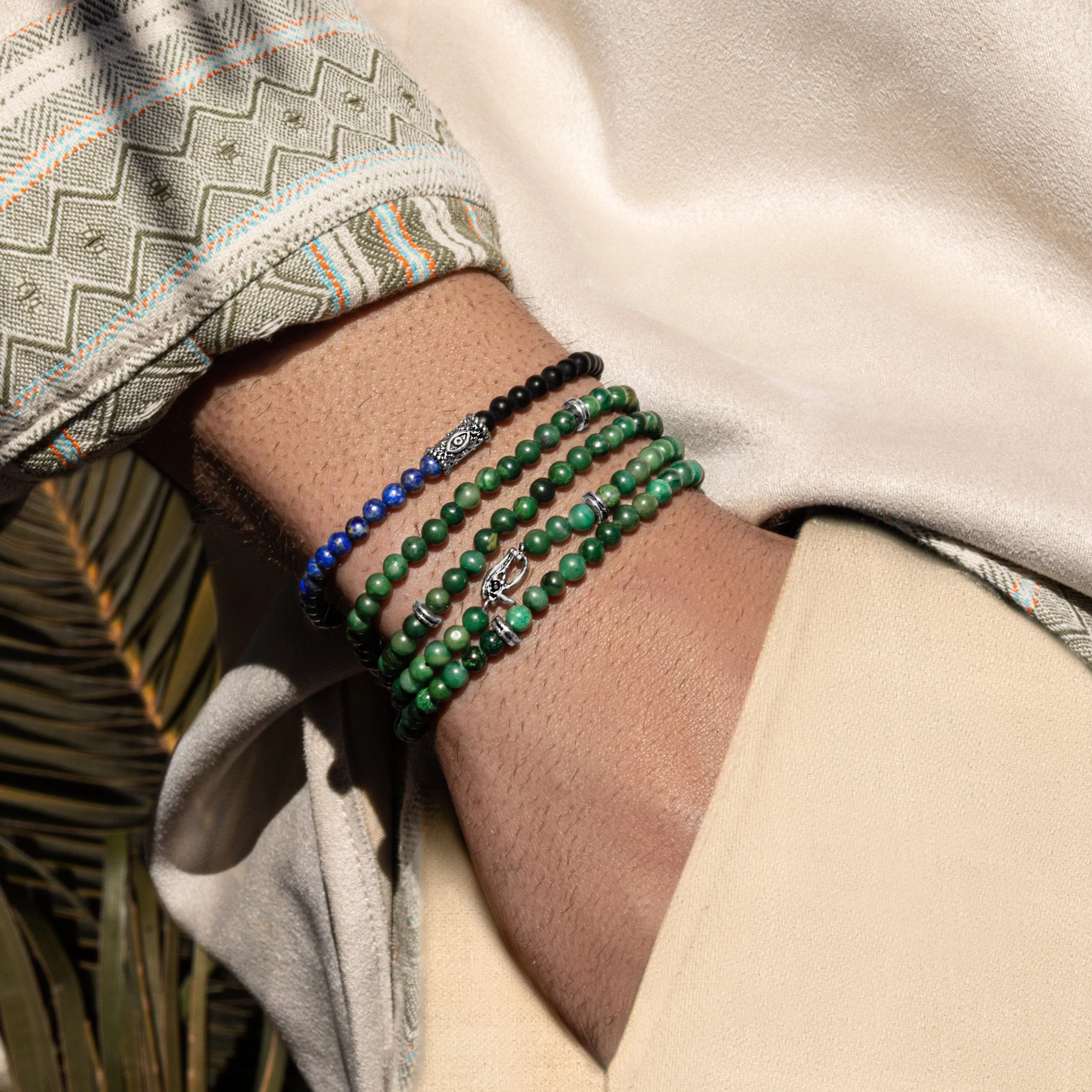 Path To Healing - Jade Wrap Bracelet - Image 2