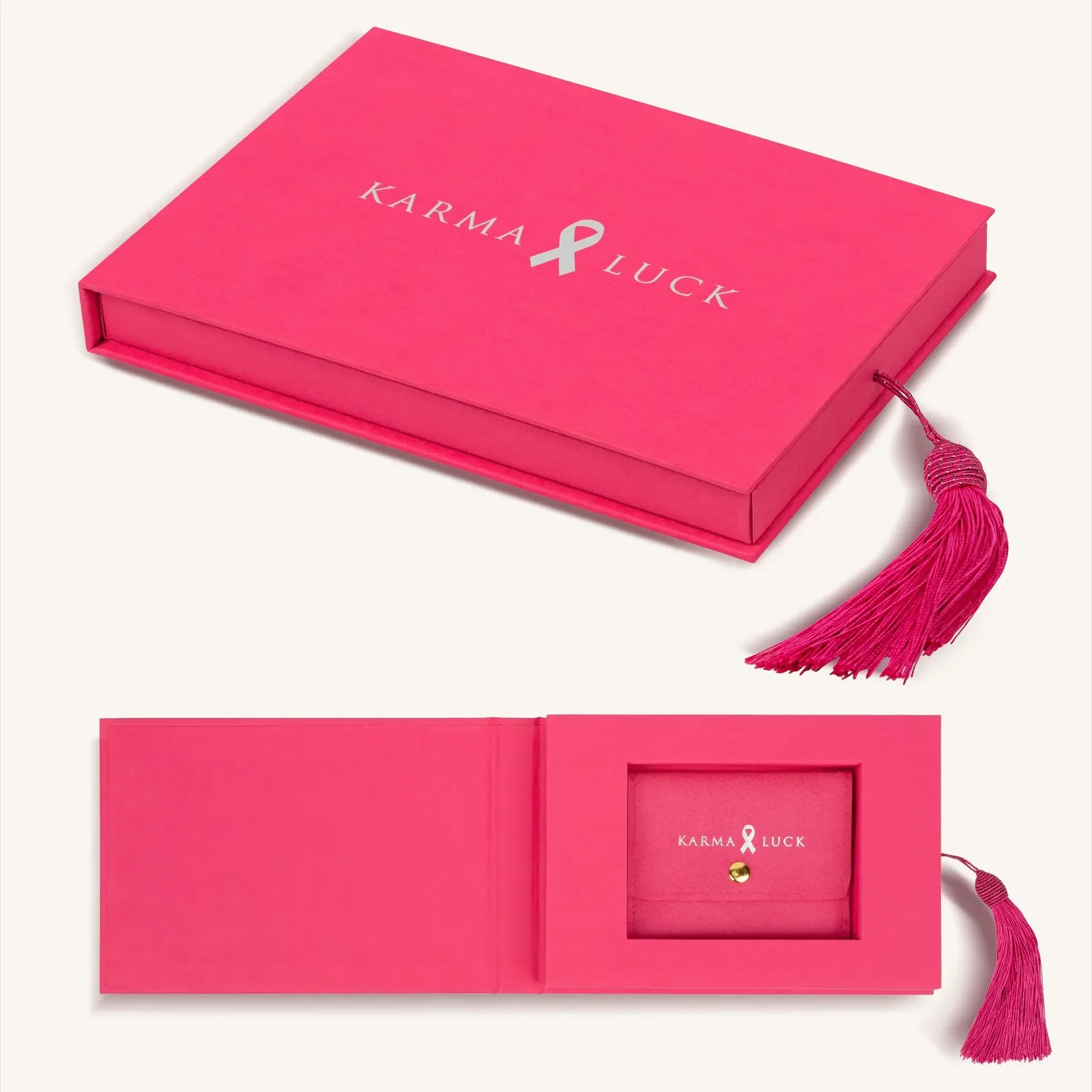 Stronger Together Pink String Bracelet - Image 3