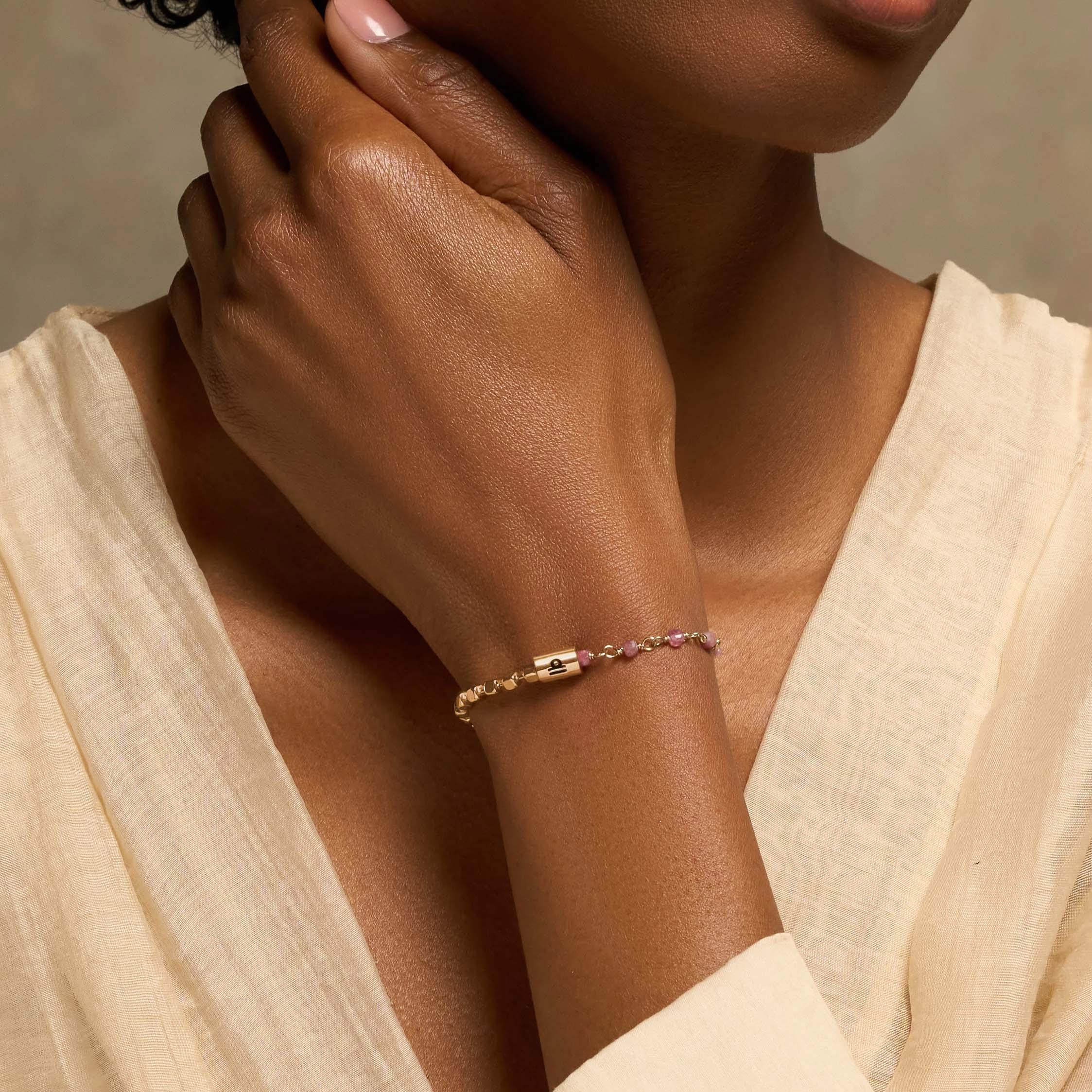 Suave Equilibrium Tourmaline Libra Bracelet - Image 2
