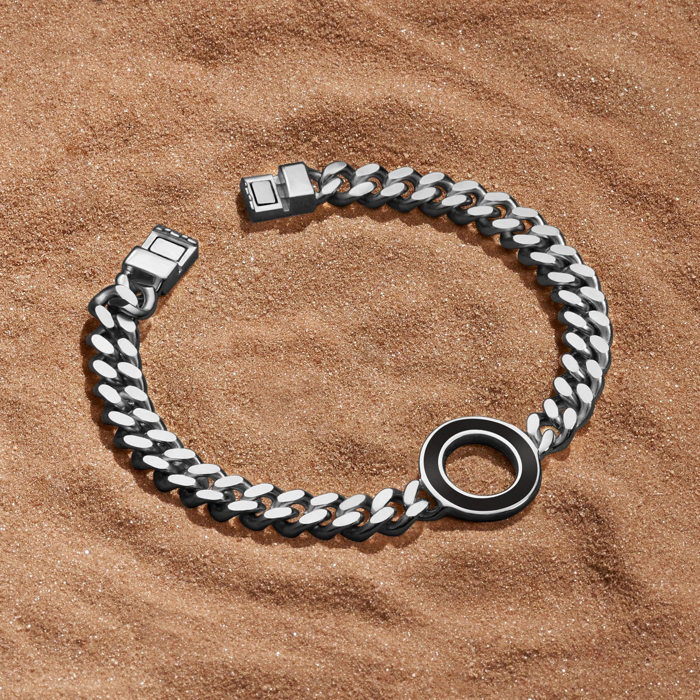 Supported Transformation Black Onyx Karma Circle Bracelet - Image 3