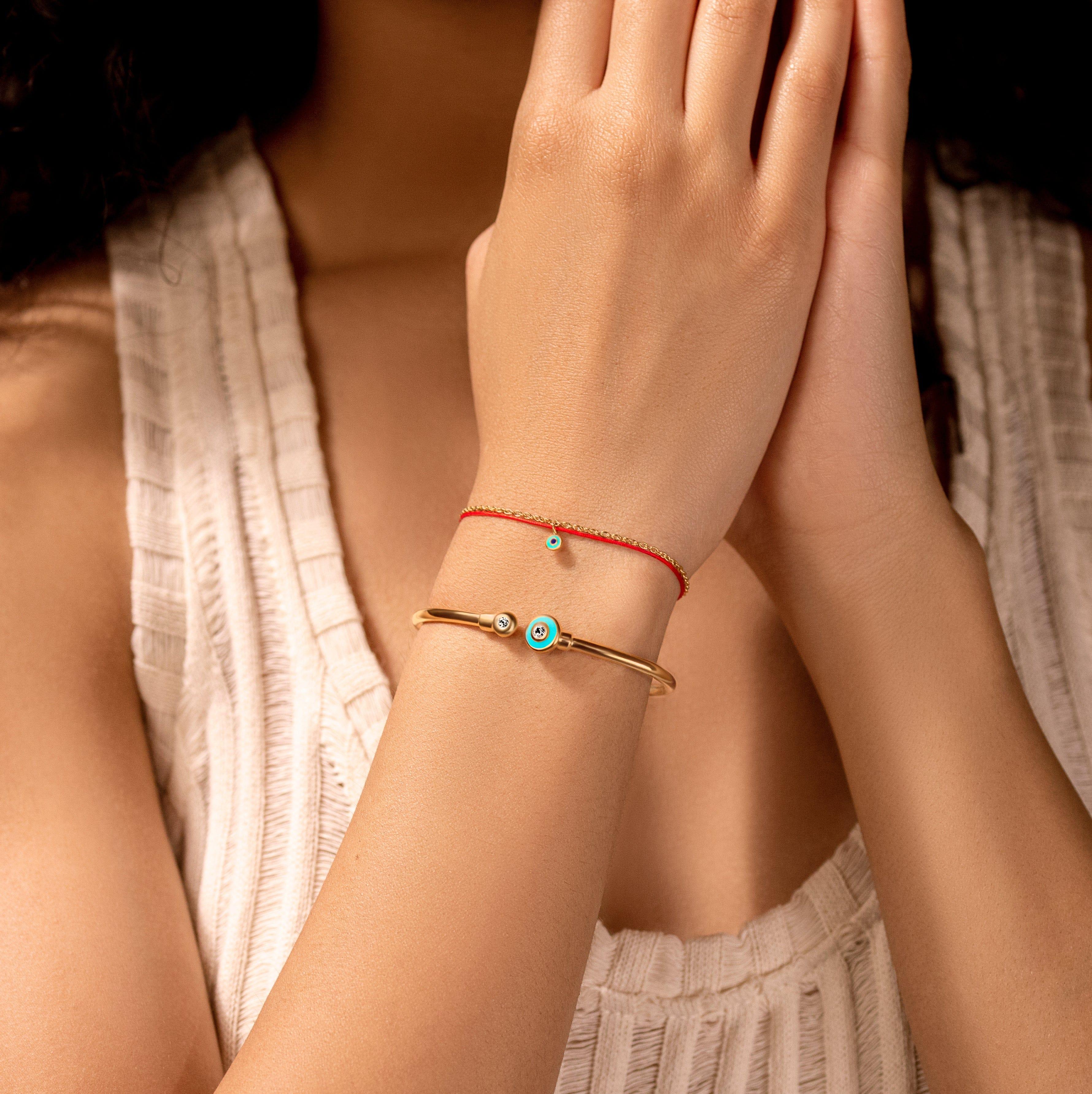 Supreme Guardian - Red String Evil Eye Charm Bracelet - Image 2