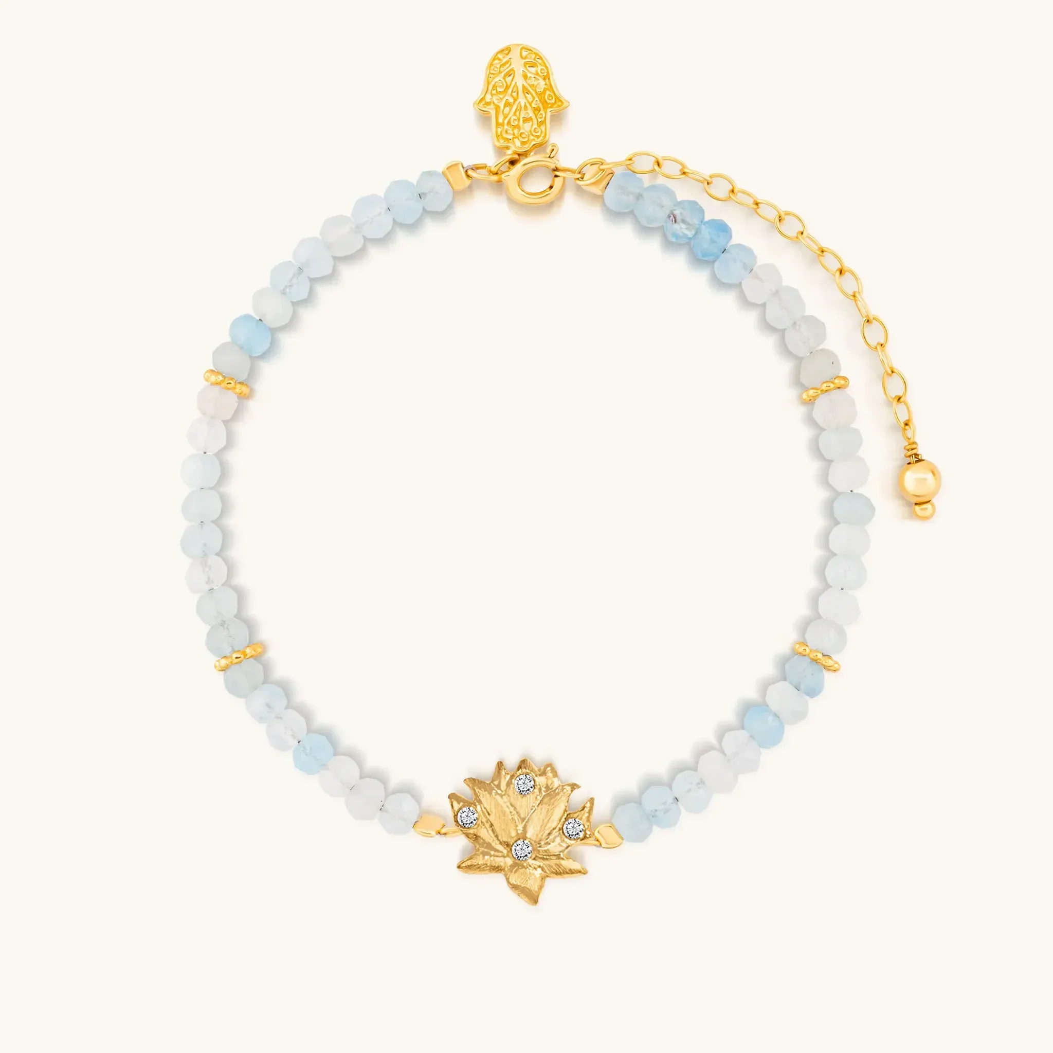 Tranquil Awakening Aquamarine Bracelet Set - Image 2