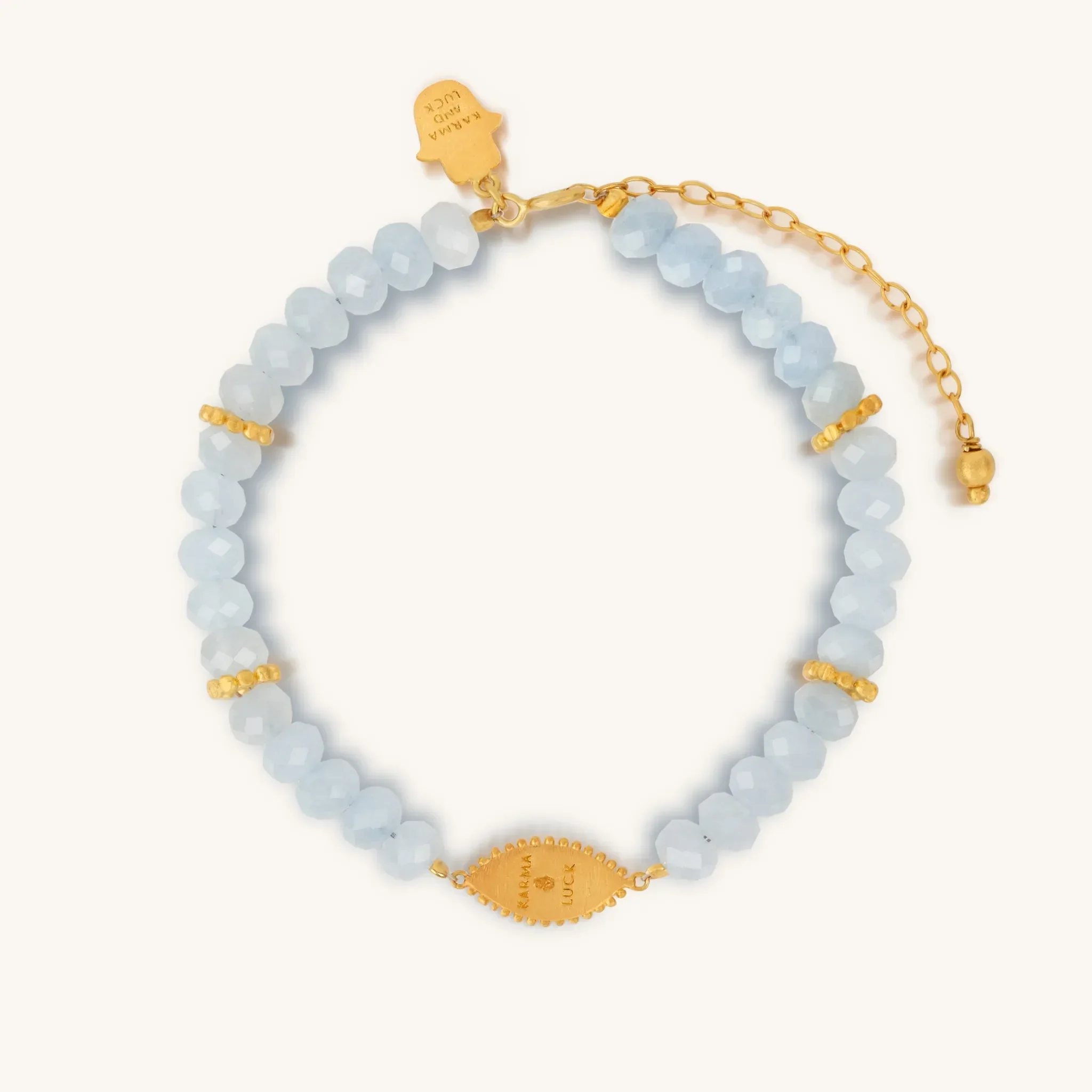 Tranquil Awakening Aquamarine Bracelet Set - Image 4