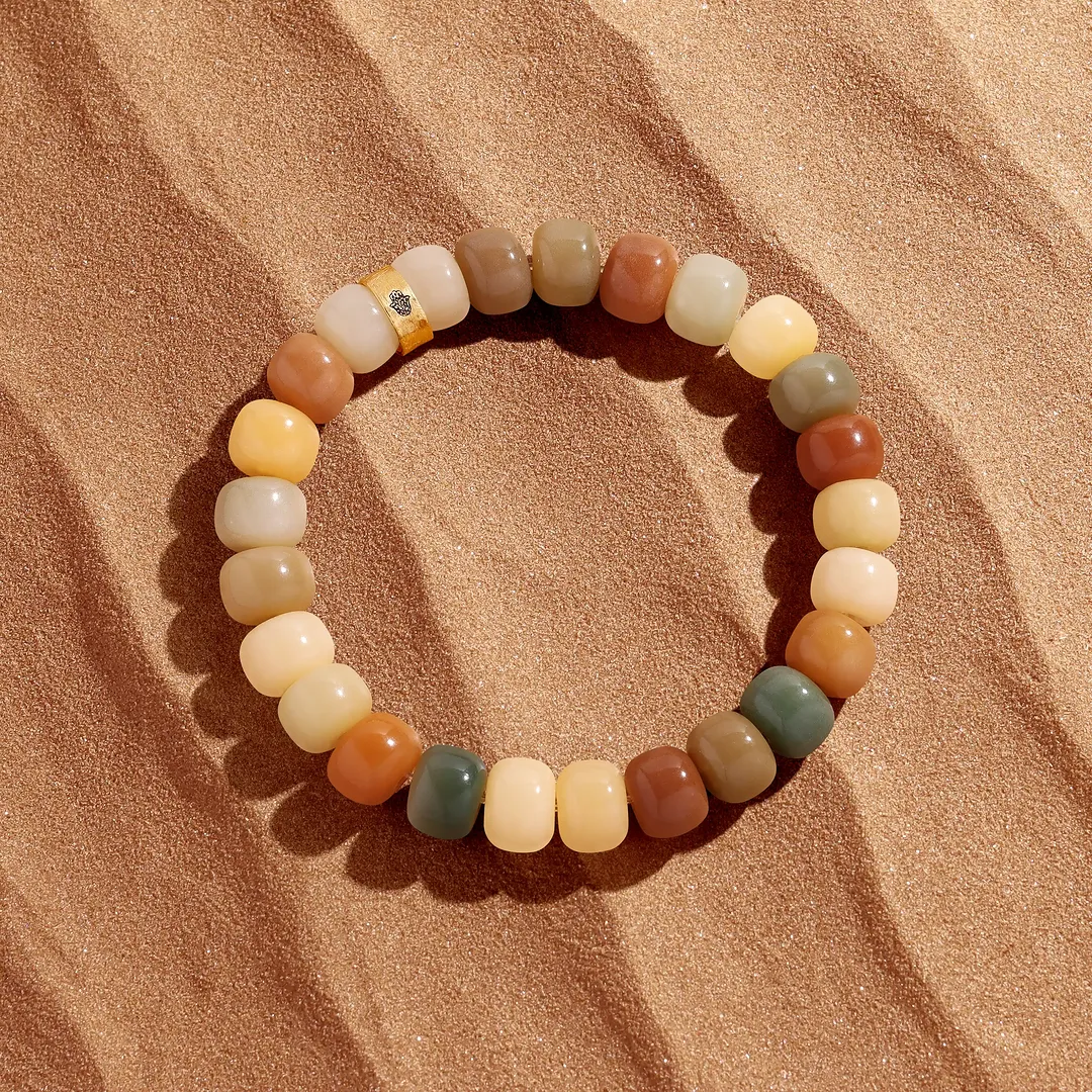 Tranquil Journey Buddhism Wood Bracelet
