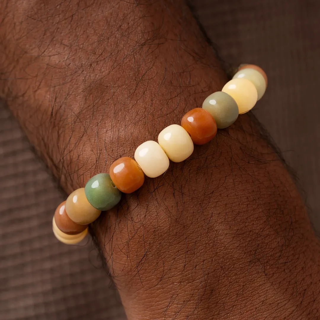 Tranquil Journey Buddhism Wood Bracelet - Image 2