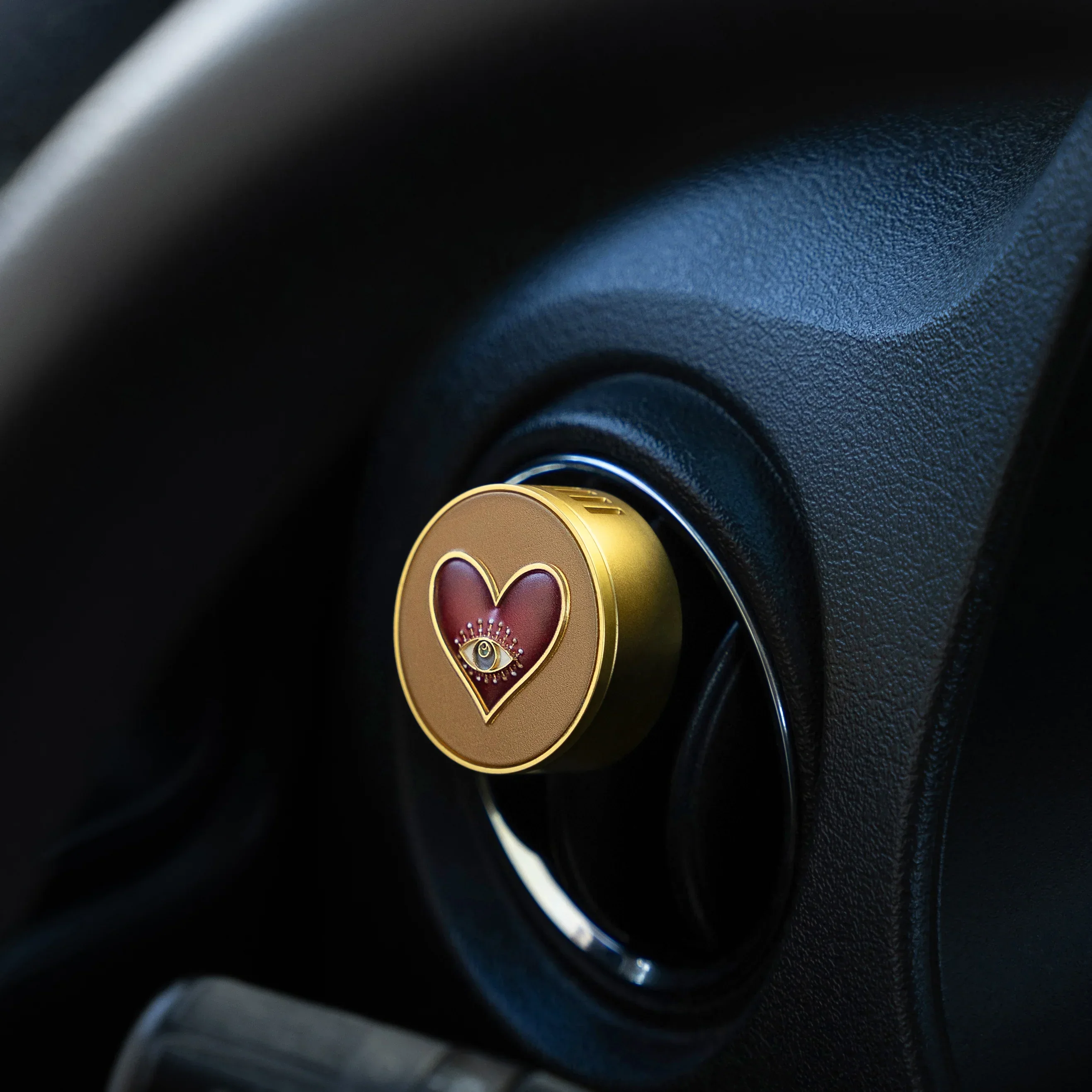 Trusted Guide Evil Eye Heart Car Freshener - Image 2
