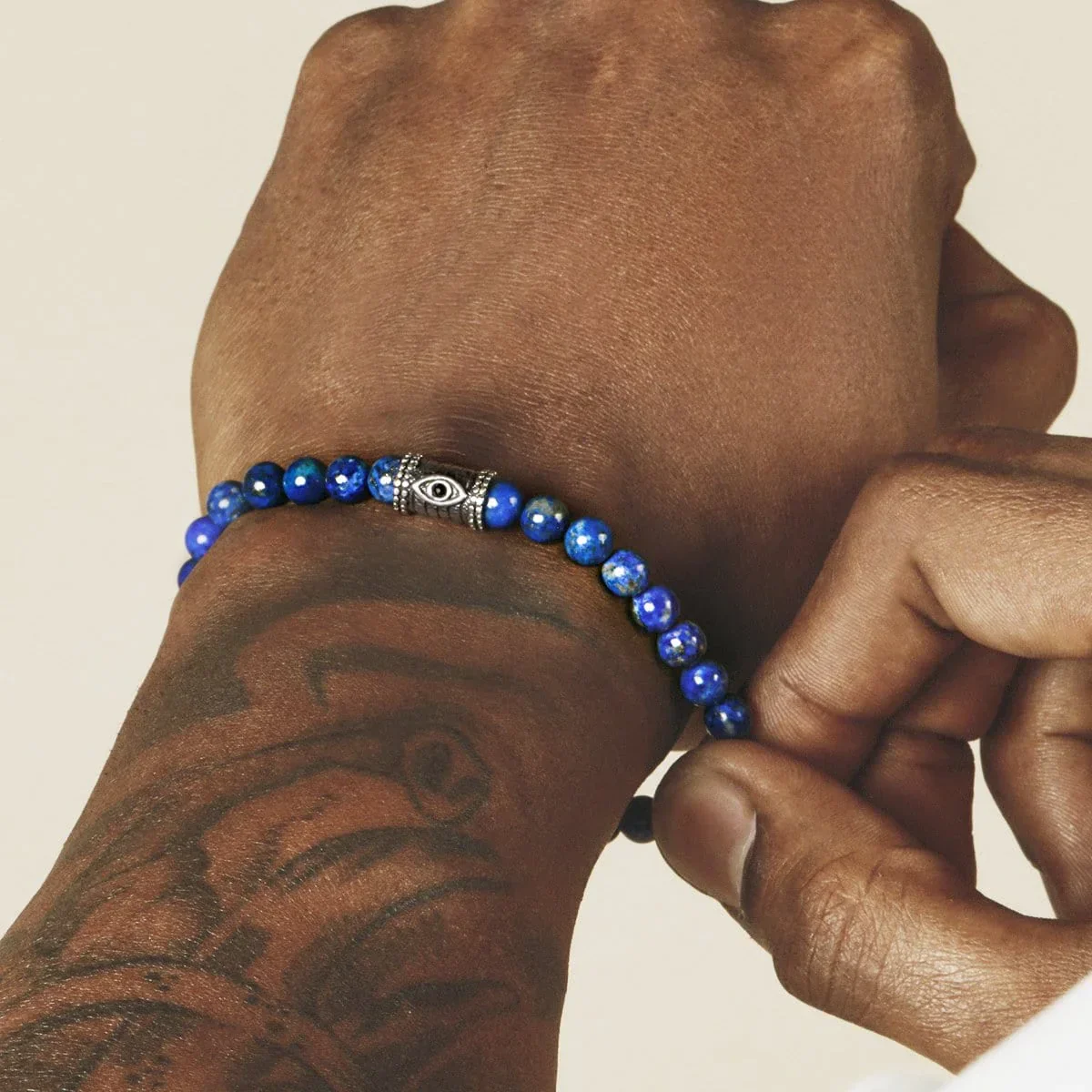 Ultimate Truth - Lapis Lazuli Evil Eye Bracelet - Image 3