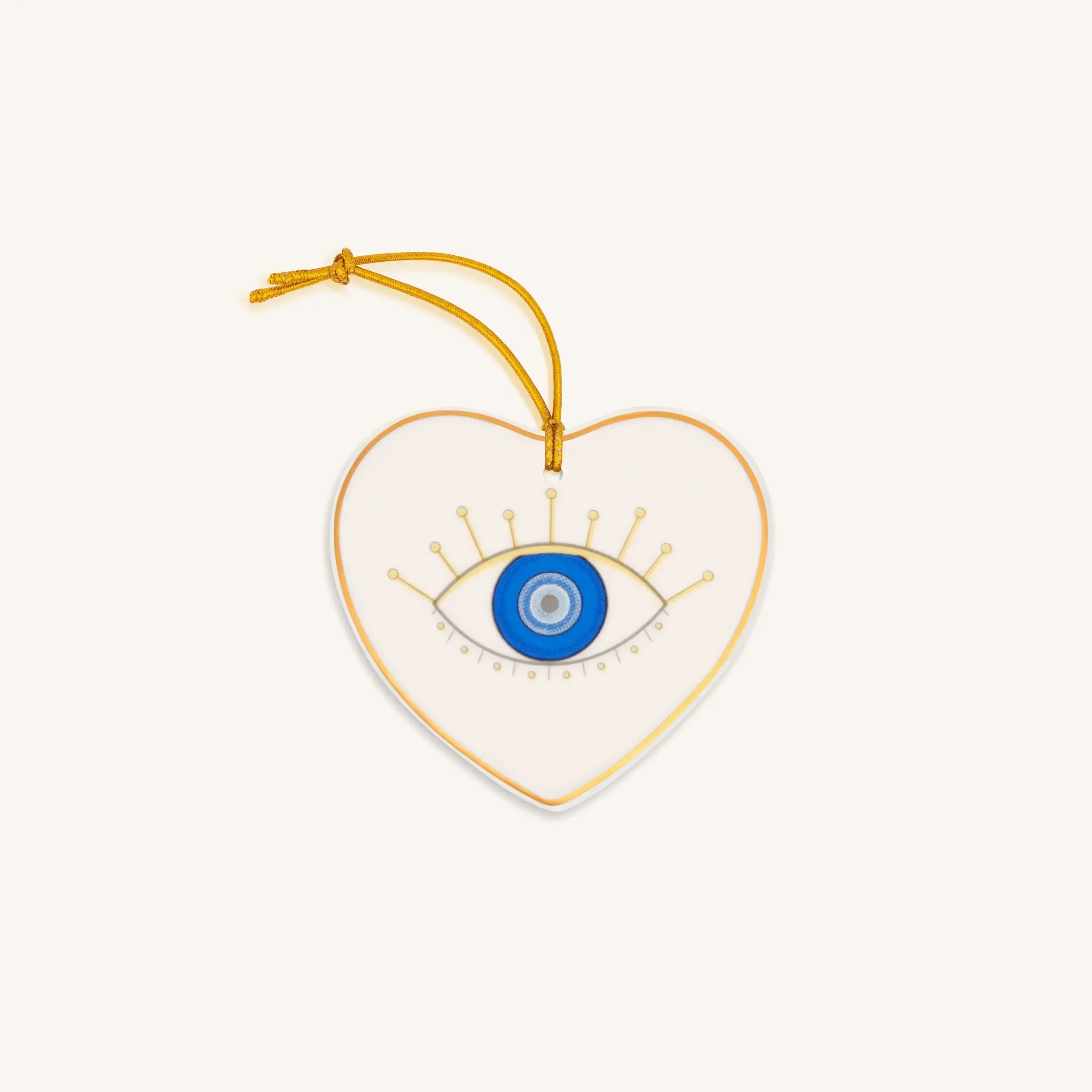 Unbreakable Bonds Evil Eye Heart Ornament