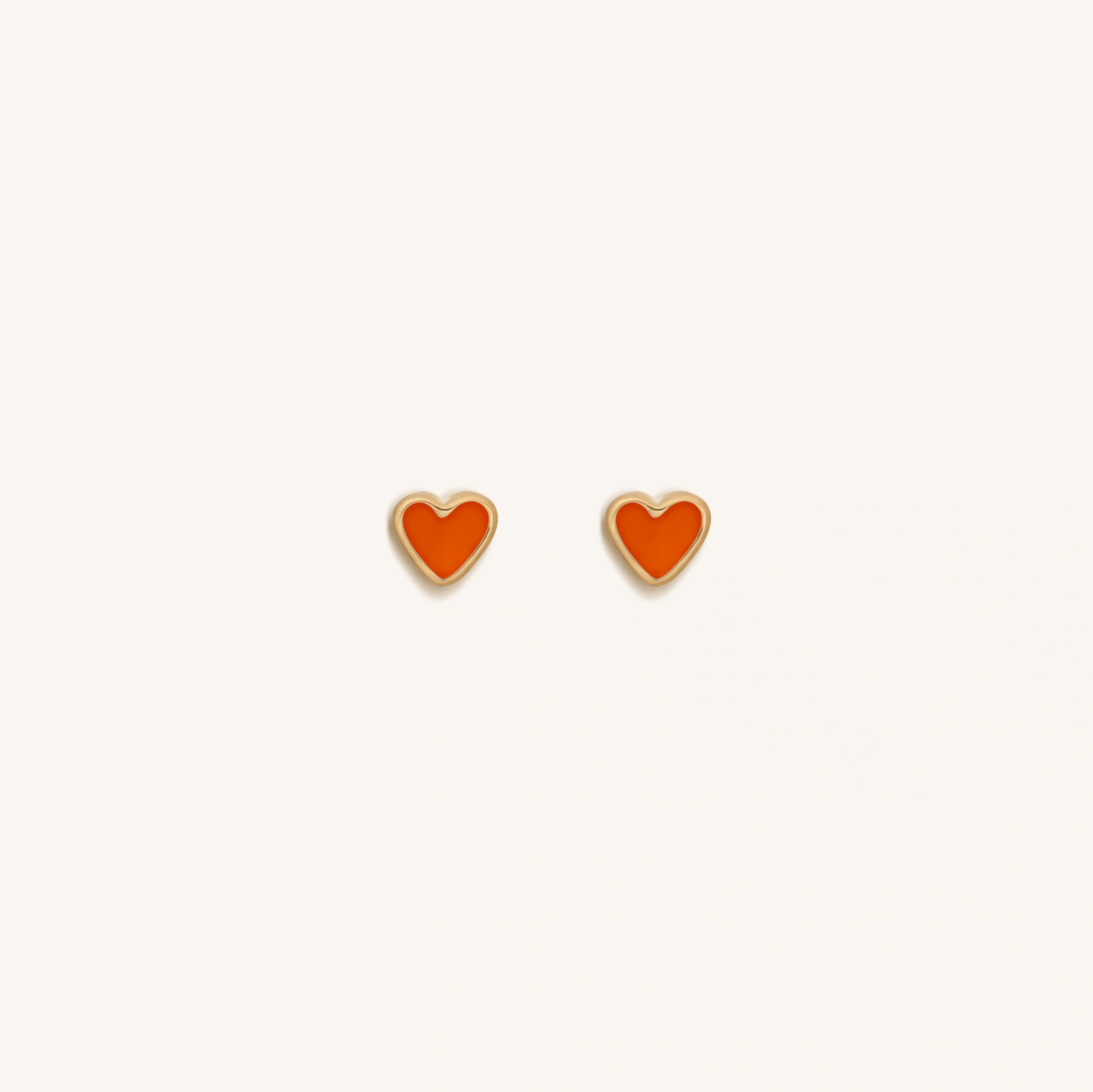 Unwavering Support Red Heart Earrings