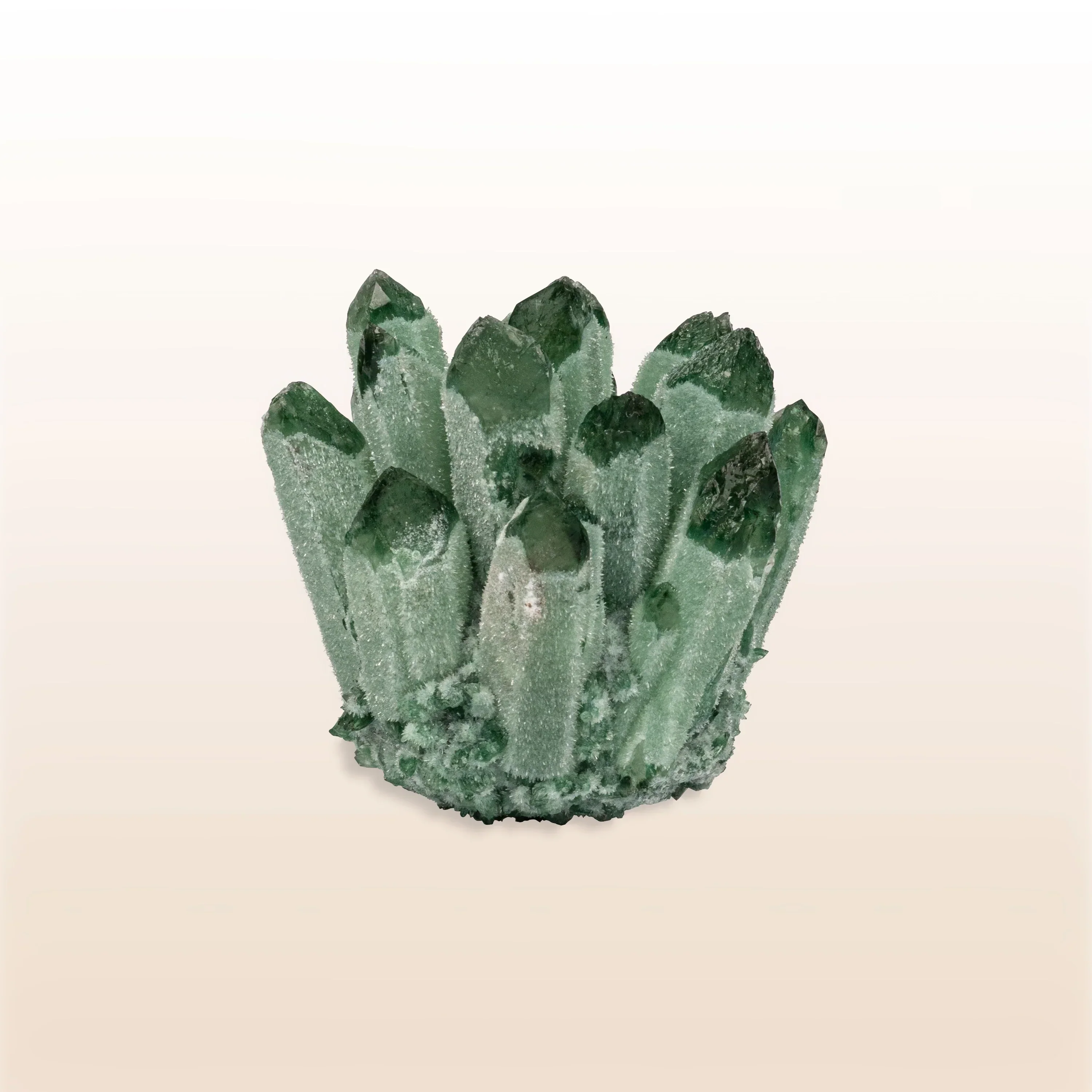 Verdant Oasis - Green Quartz Cluster - Image 3