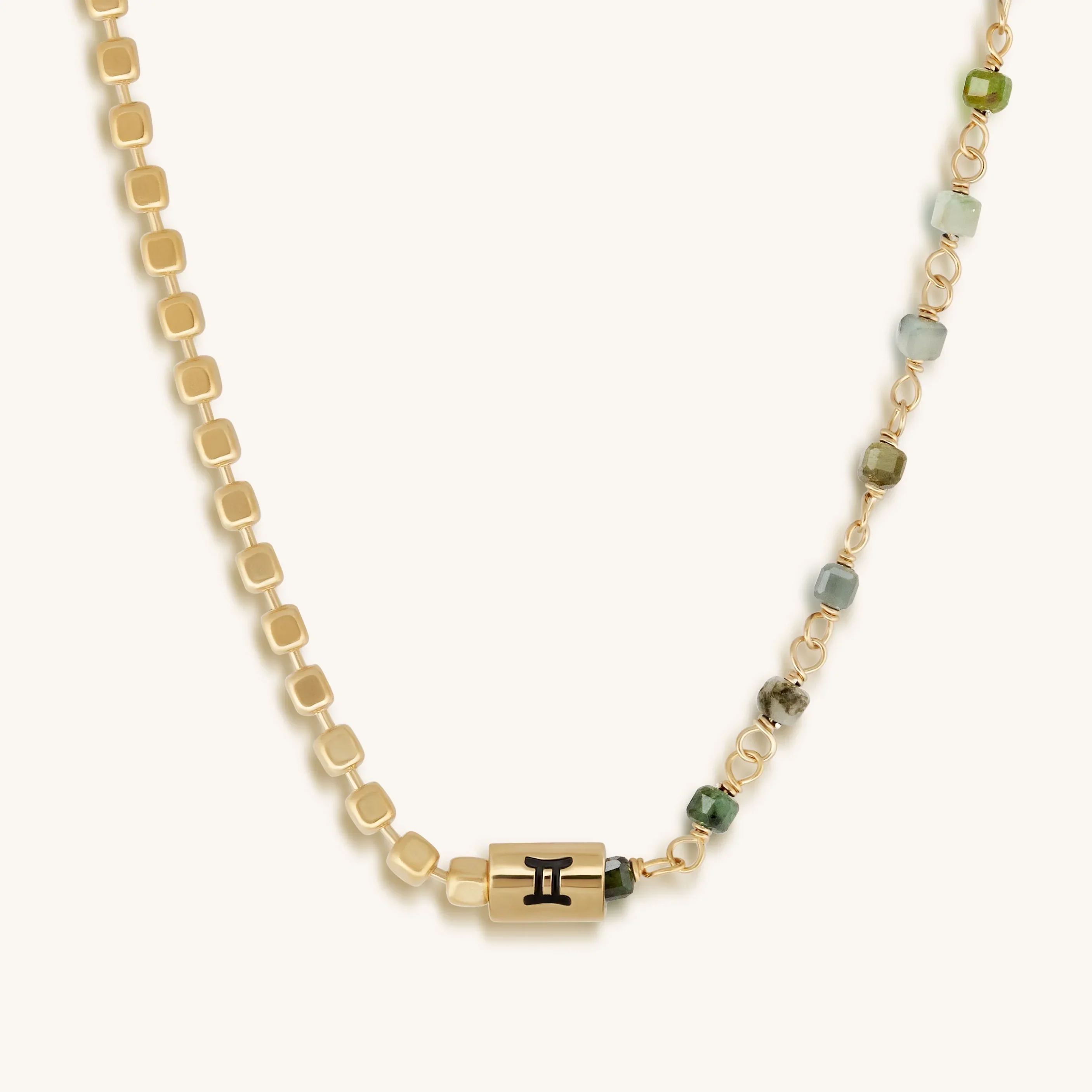 Versatile Socialite Gemini Emerald Necklace - Image 3