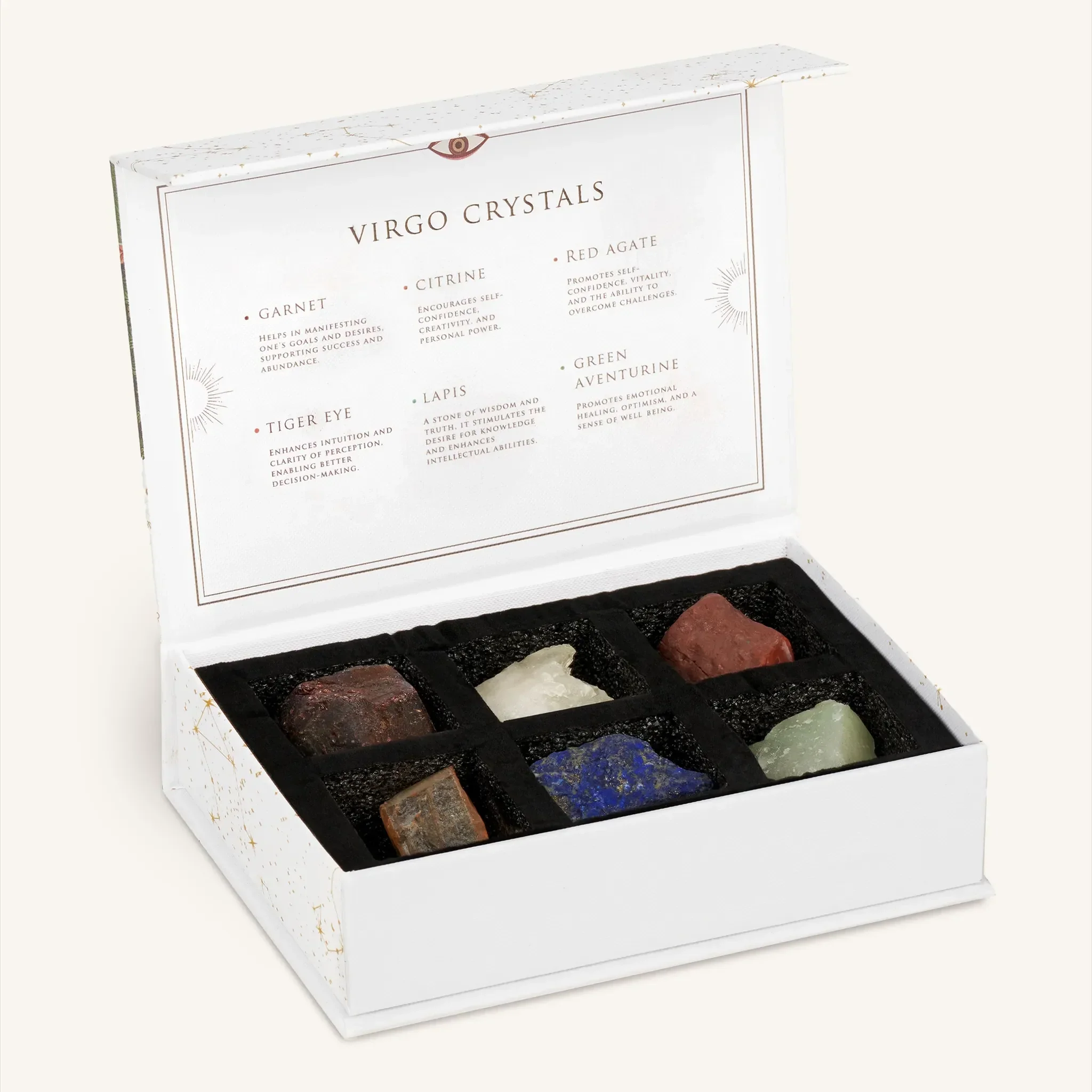 Humble Altruist Virgo Zodiac Crystal Box