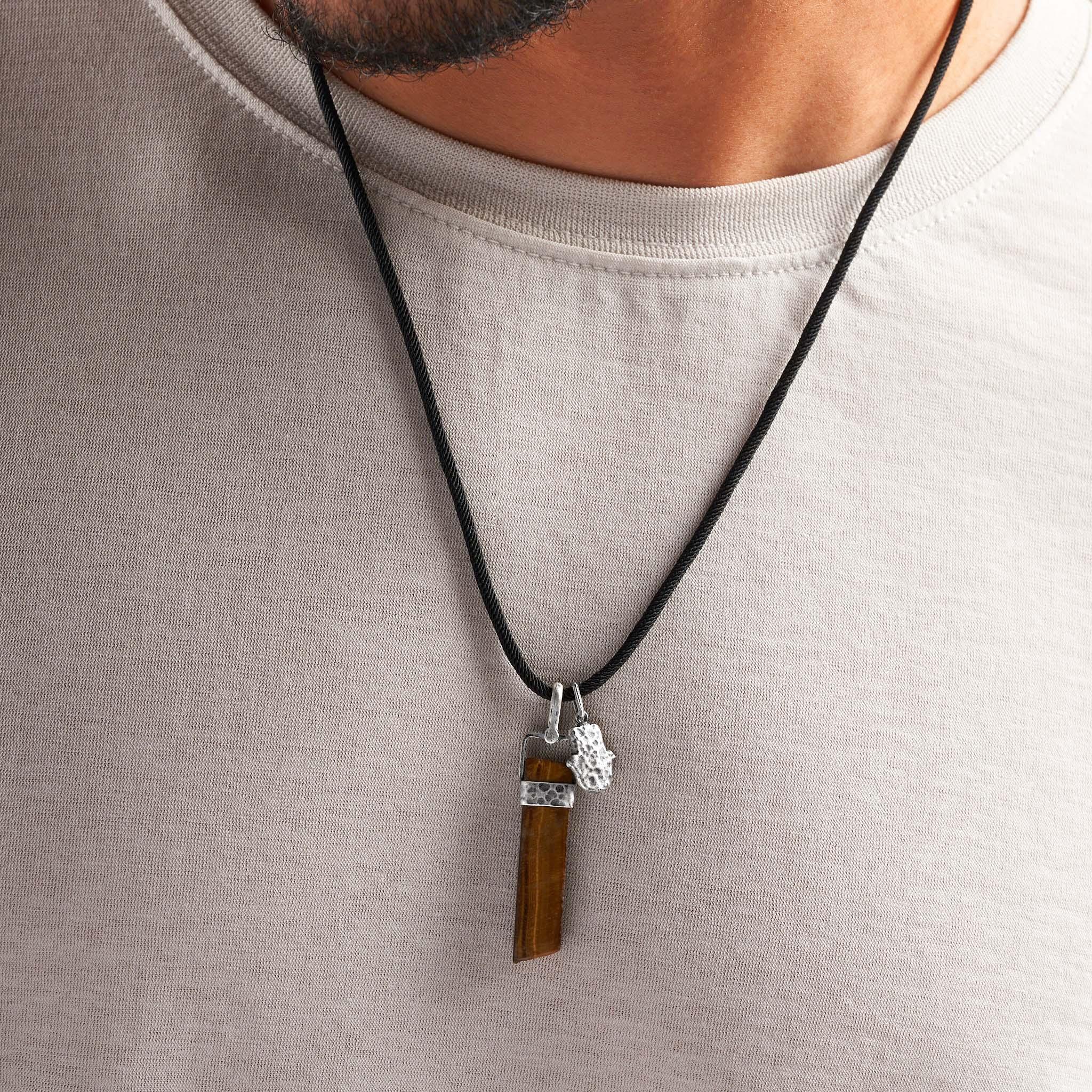 Warrior's Heart - Tiger’s Eye Slab Charm - Image 2