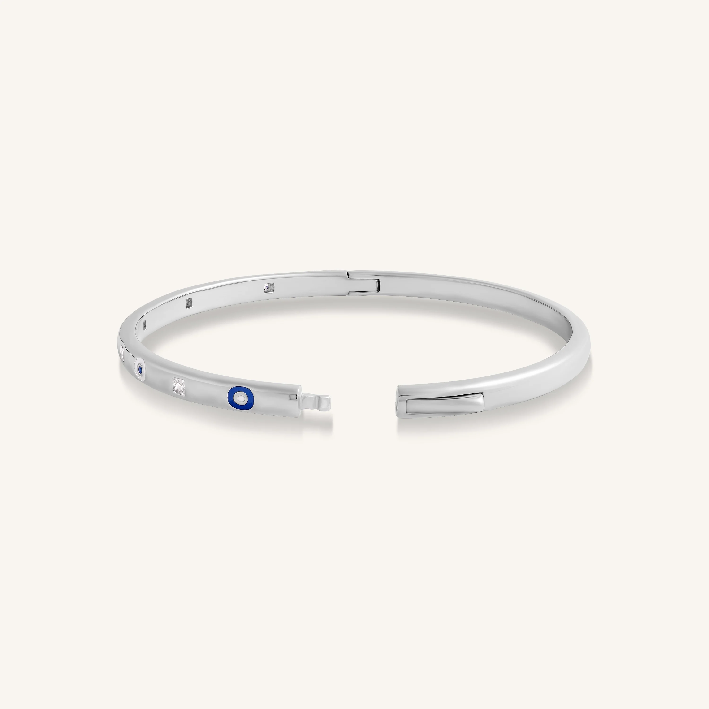 Watchful Light Evil Eye Bangle Bracelet - Image 3