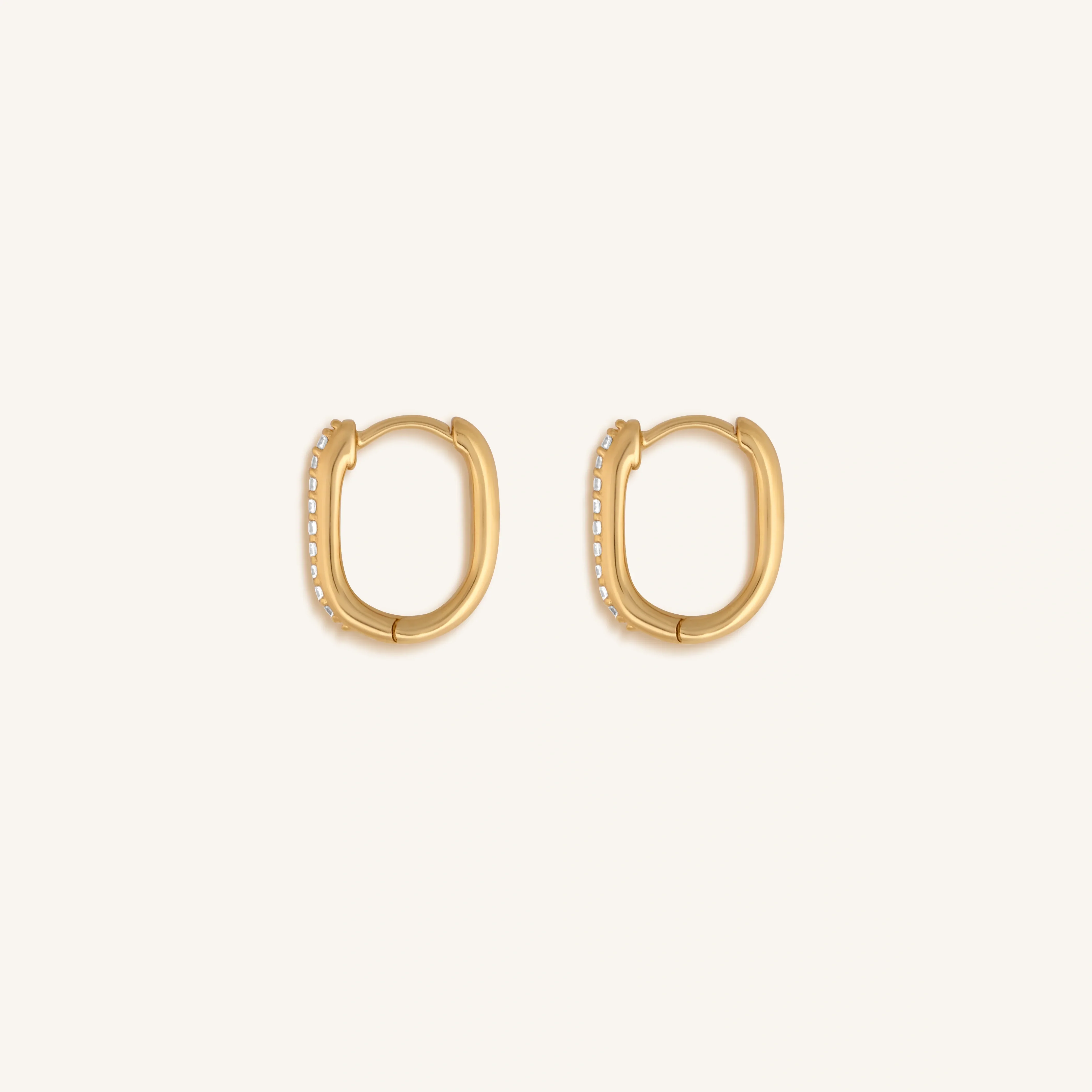 Welcomed Transformation Gold Hoop Earrings - Image 3