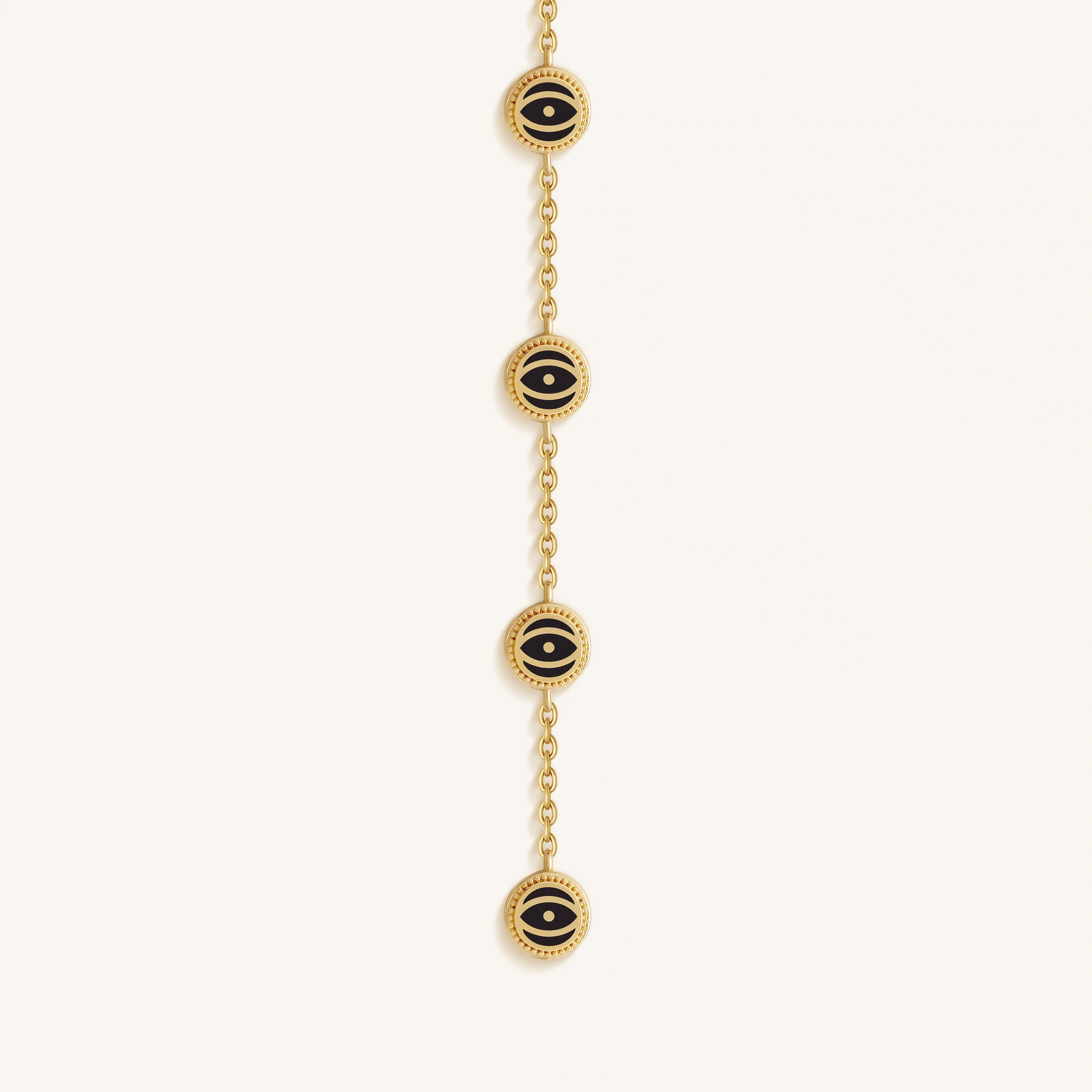 Whispering Gaze Evil Eye Onyx Necklace - Image 6