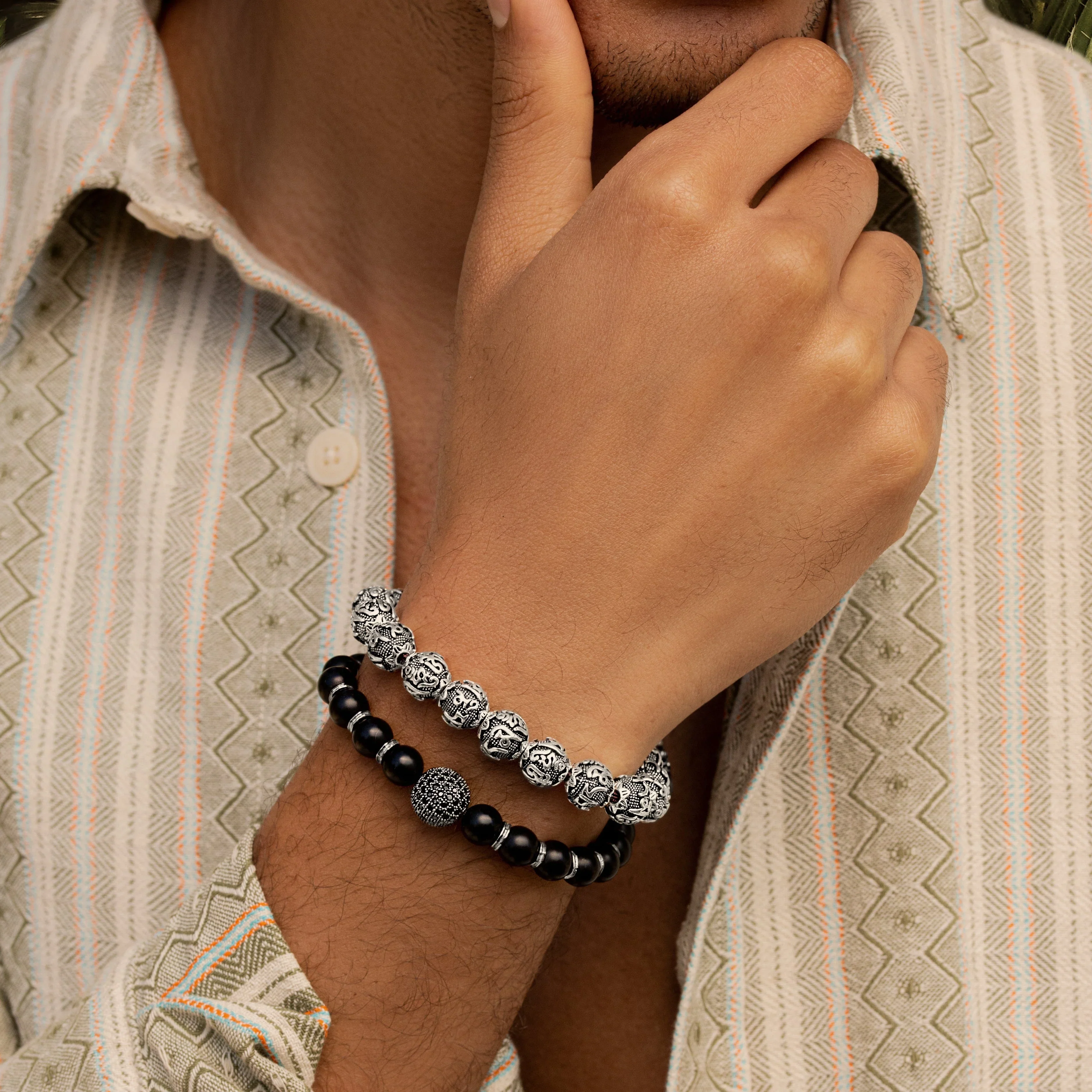 Wise Heritage - Nepalese Prayer Bead Bracelet - Image 2
